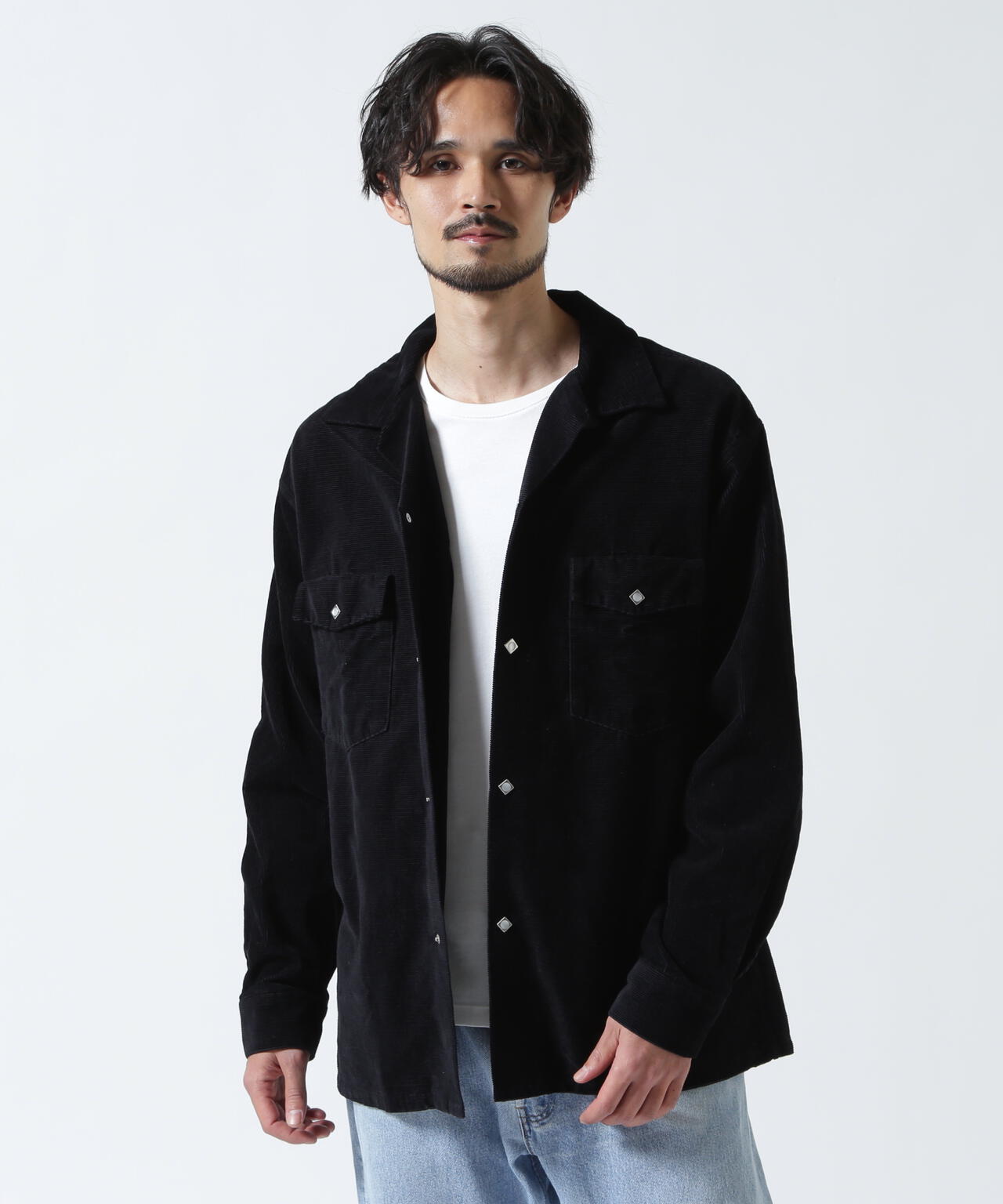 MASSES/マシス/WESTERN CORDUROY SHIRT