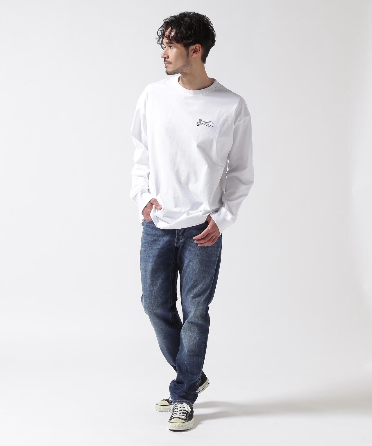 DENHAM/デンハム/CHAIN LS TEE