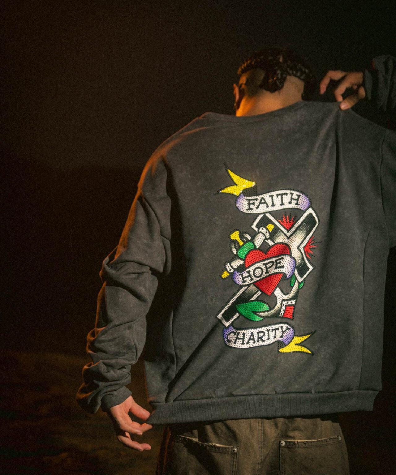 FR(13)NDS × Ed Hardy/フレンズ × エド・ハーディ/コラボスウェット