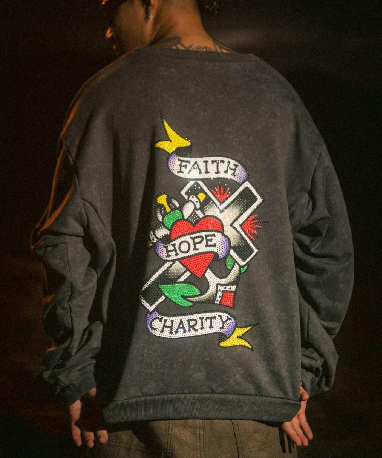 FR(13)NDS × Ed Hardy/フレンズ × エド・ハーディ/コラボスウェット