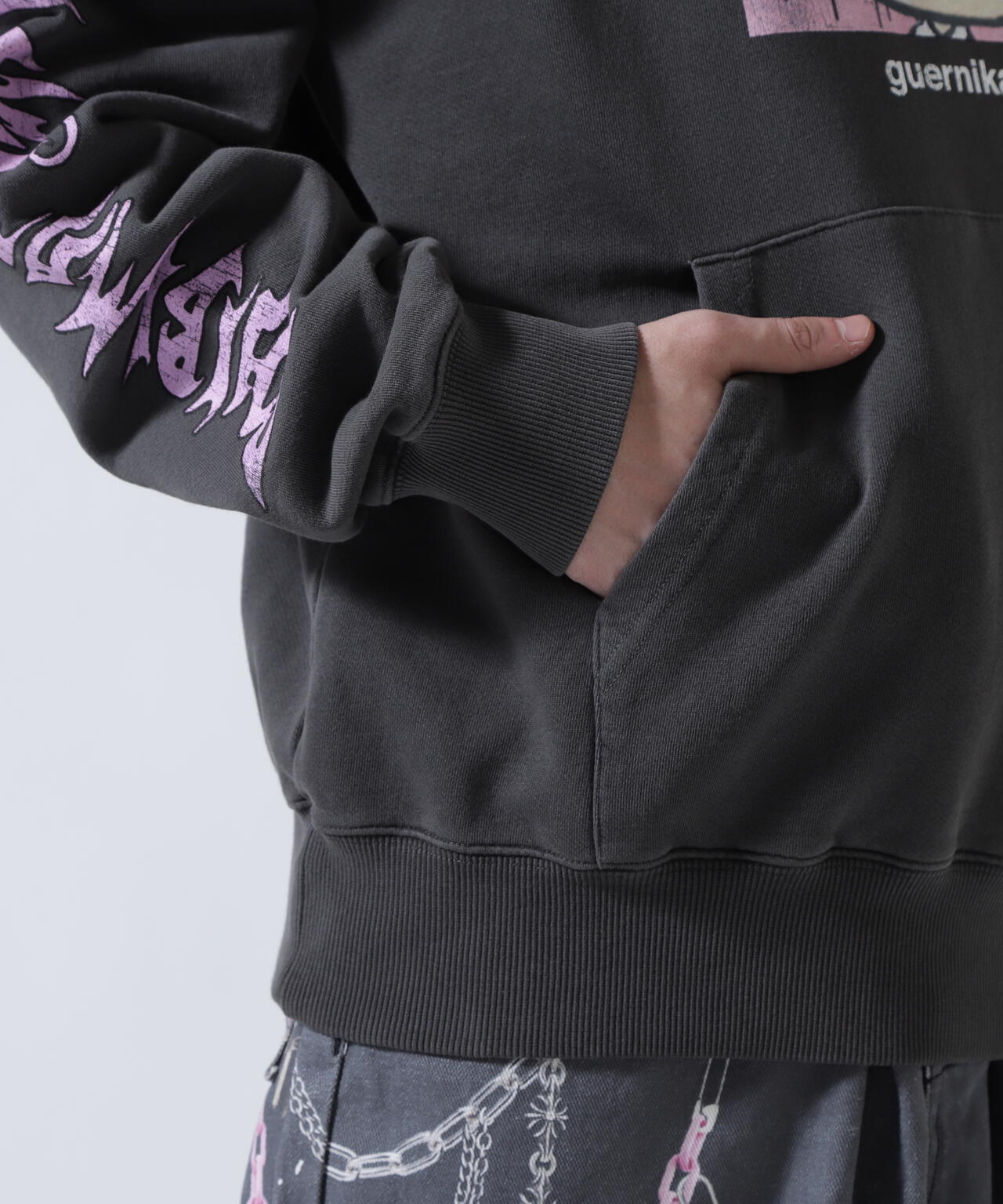 guernika×ちびまる子ちゃん/Drooping Maruko Vintage style Hoodie