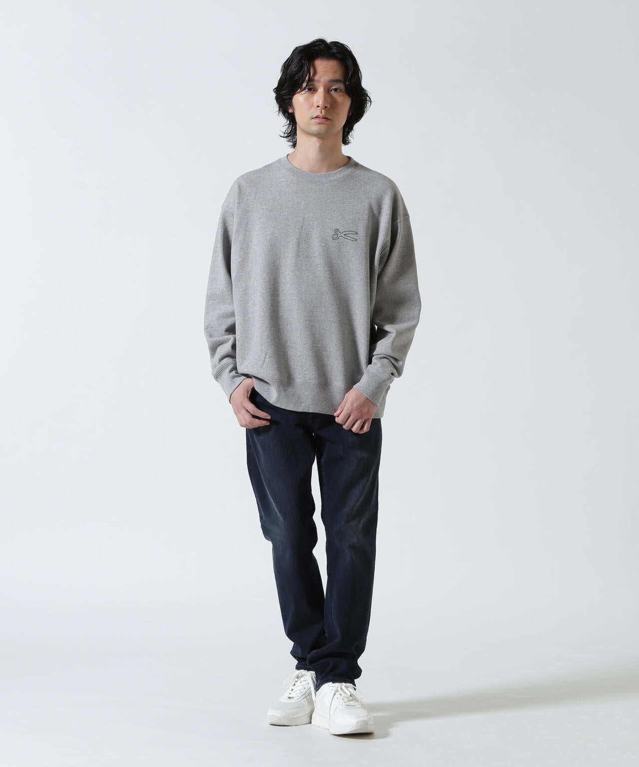 DENHAM/デンハム/CHAIN CREW SWEAT