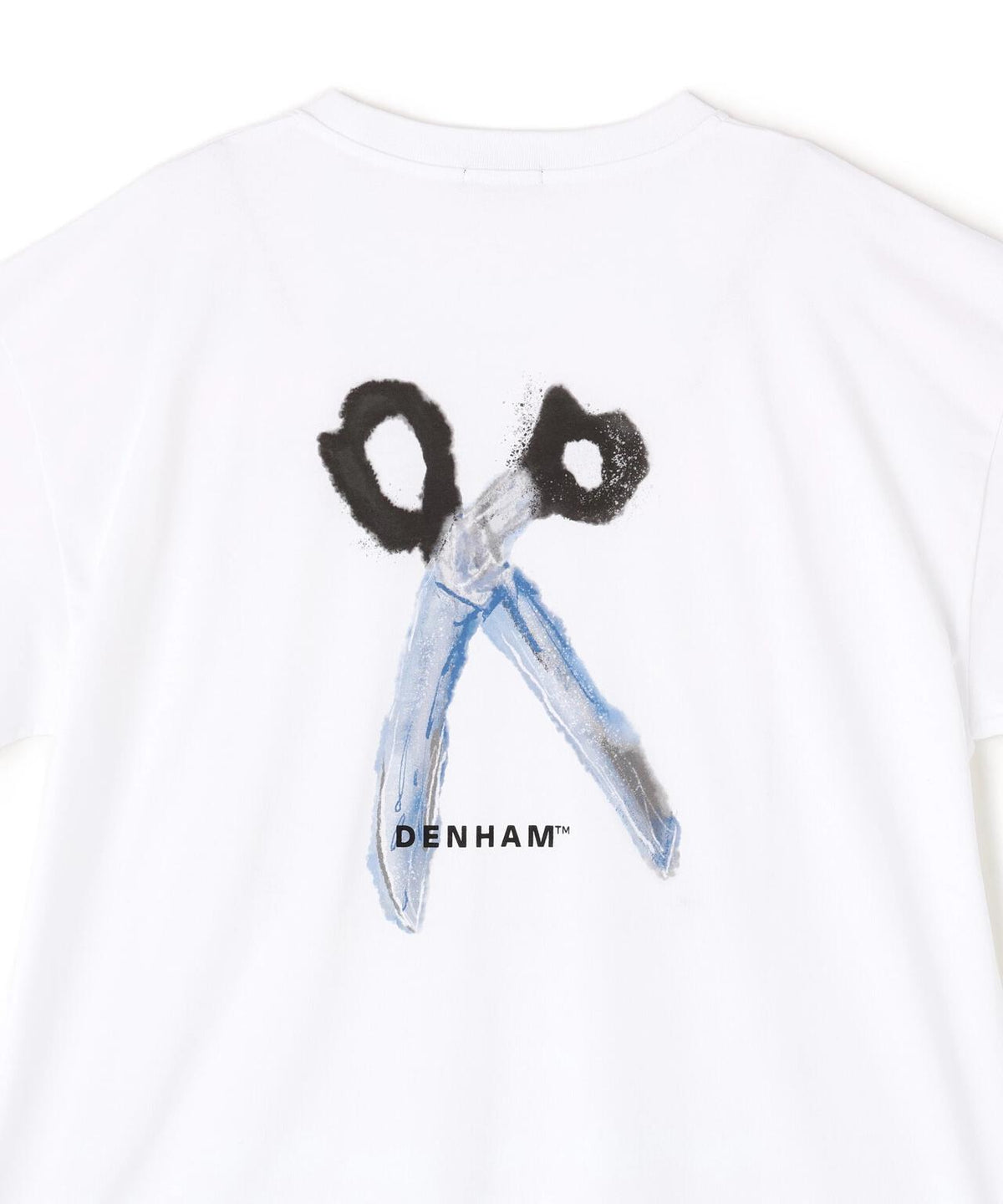 DENHAM/デンハム/WATER PAINTING SCISSOR TEE