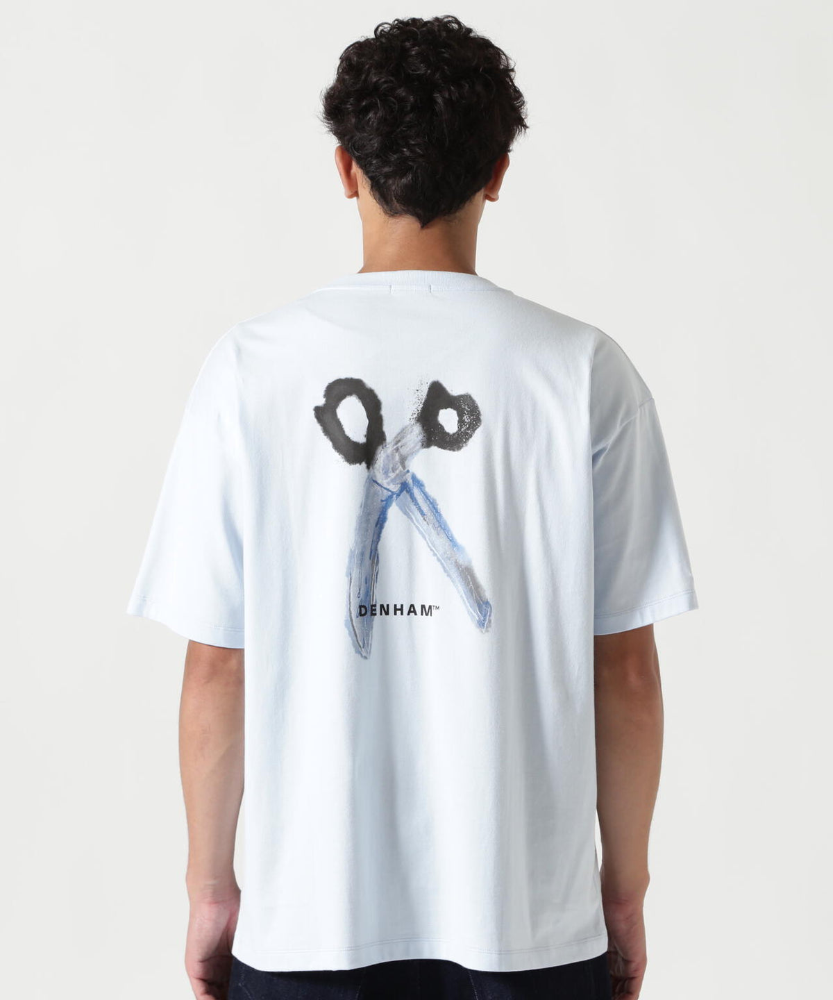 DENHAM/デンハム/WATER PAINTING SCISSOR TEE