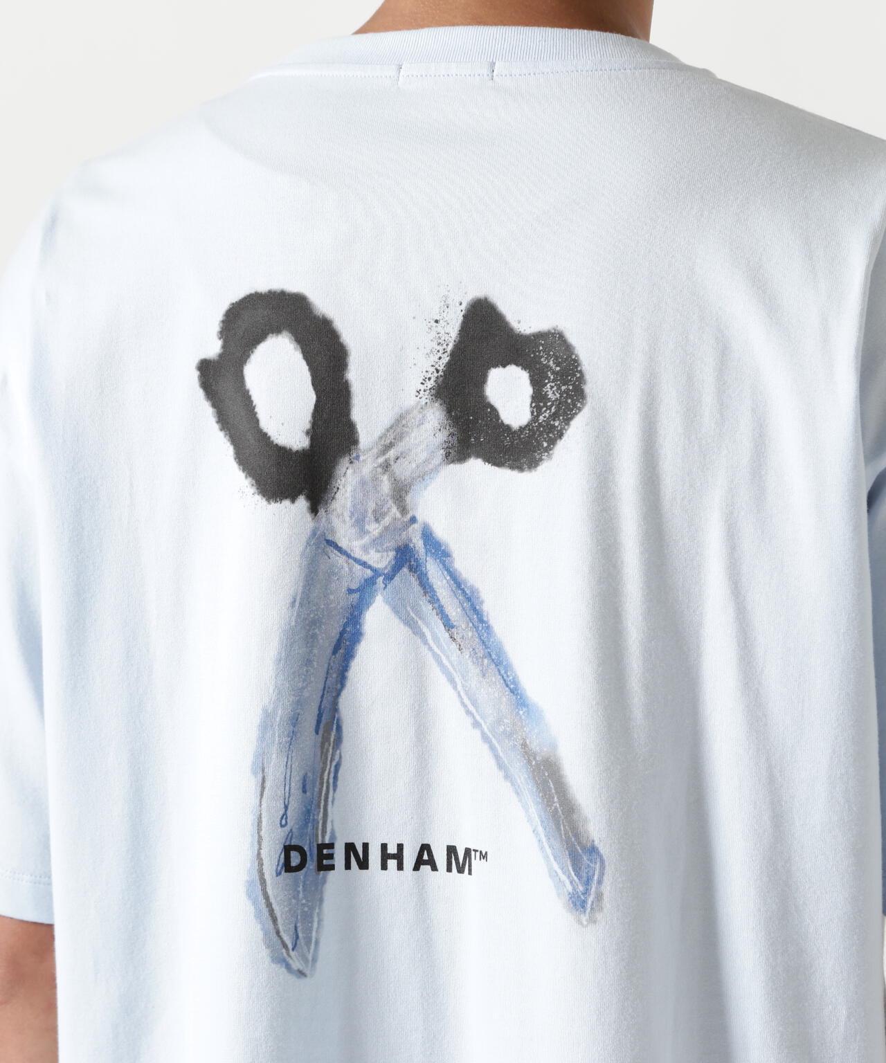 DENHAM/デンハム/WATER PAINTING SCISSOR TEE