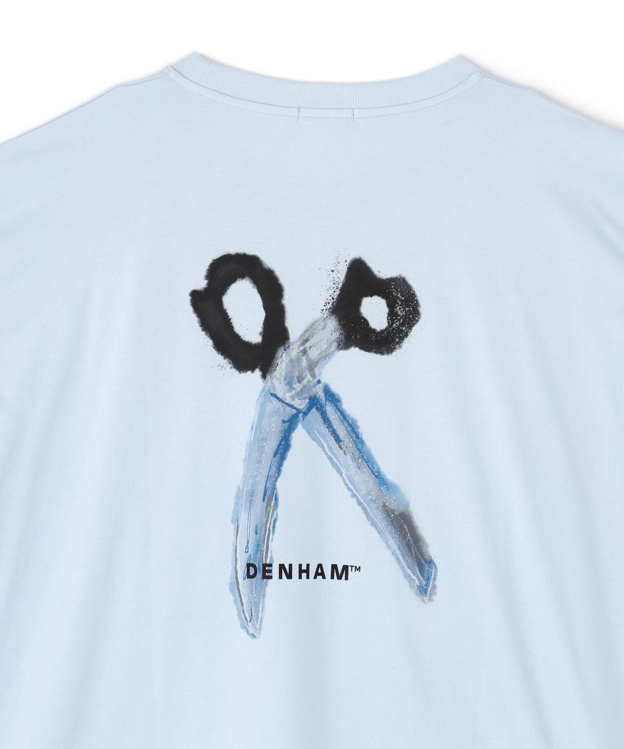 DENHAM/デンハム/WATER PAINTING SCISSOR TEE