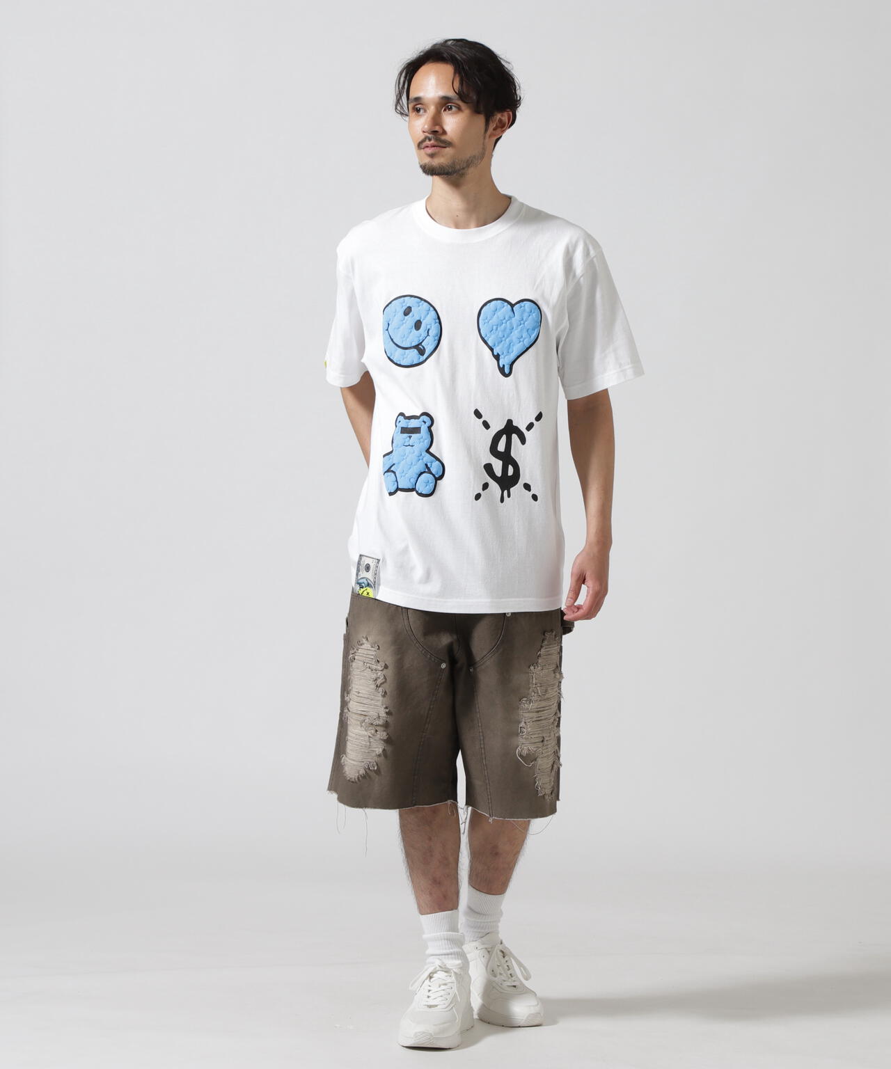 STUD MUFFIN/スタッドマフィン/4MOTIF SS TEE