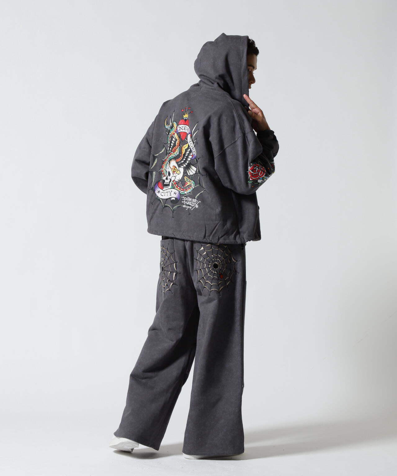 FR(13)NDS × Ed Hardy/フレンズ × エド・ハーディ/コラボジップフーディ