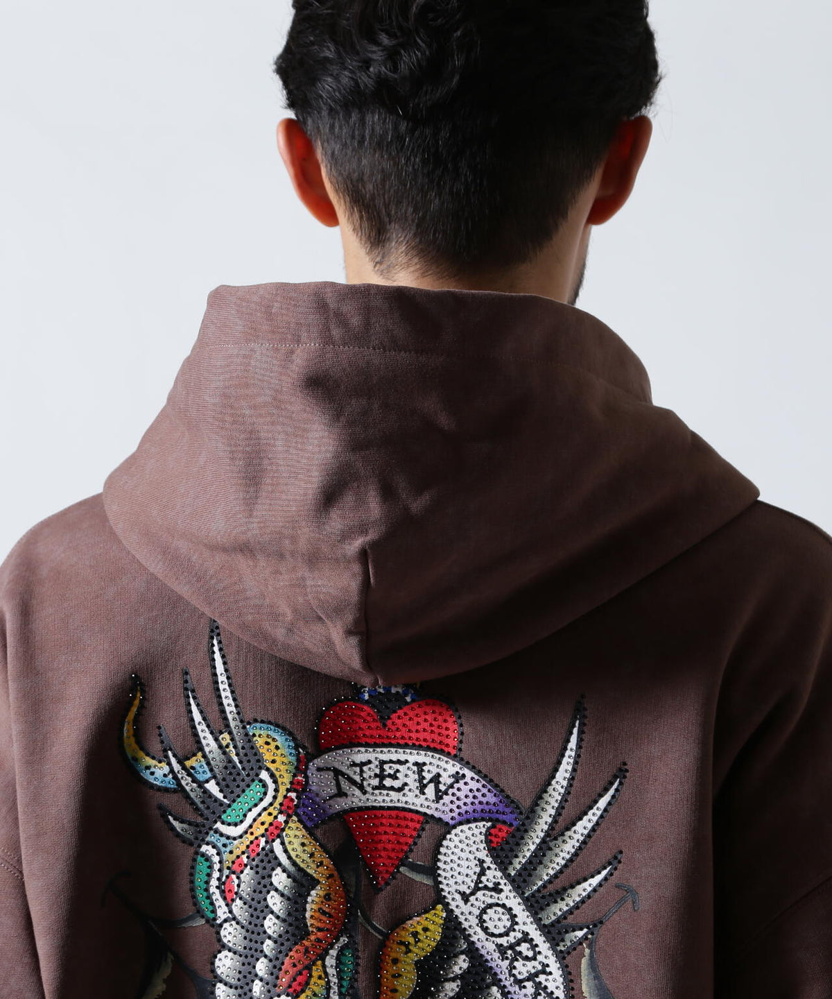 FR(13)NDS × Ed Hardy/フレンズ × エド・ハーディ/コラボジップフーディ