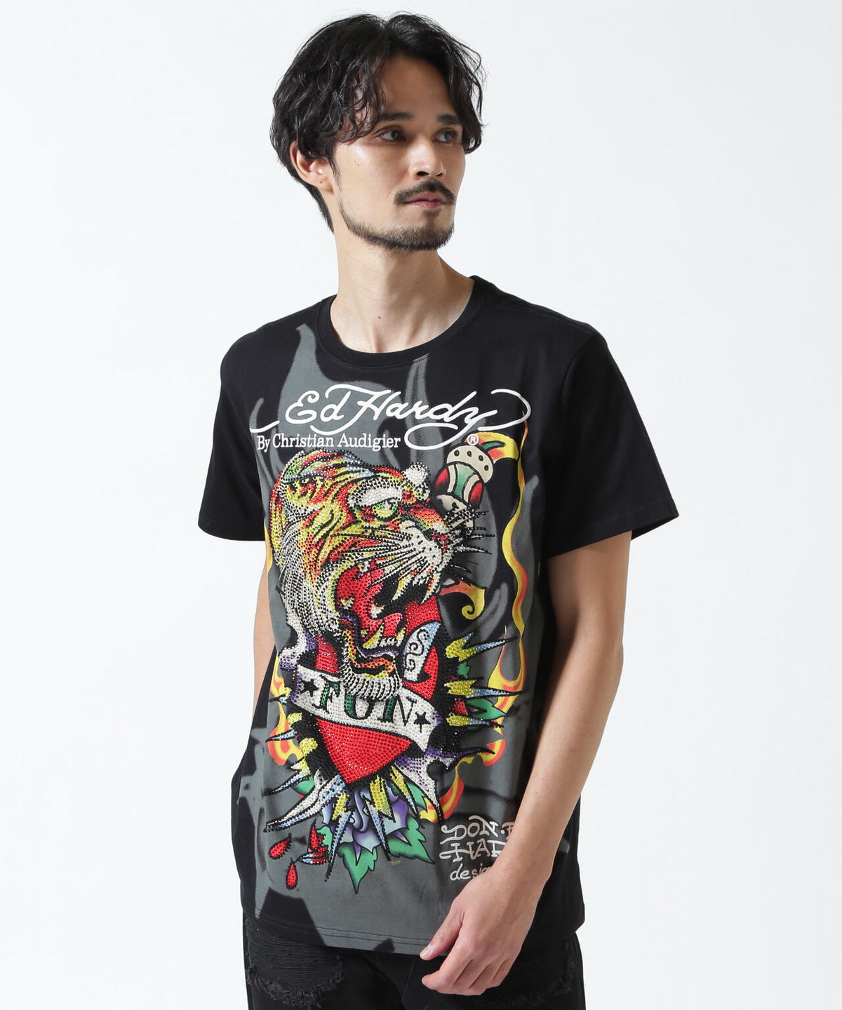 Ed Hardy/エド ハーディー/ECST SS TEE_TIGER