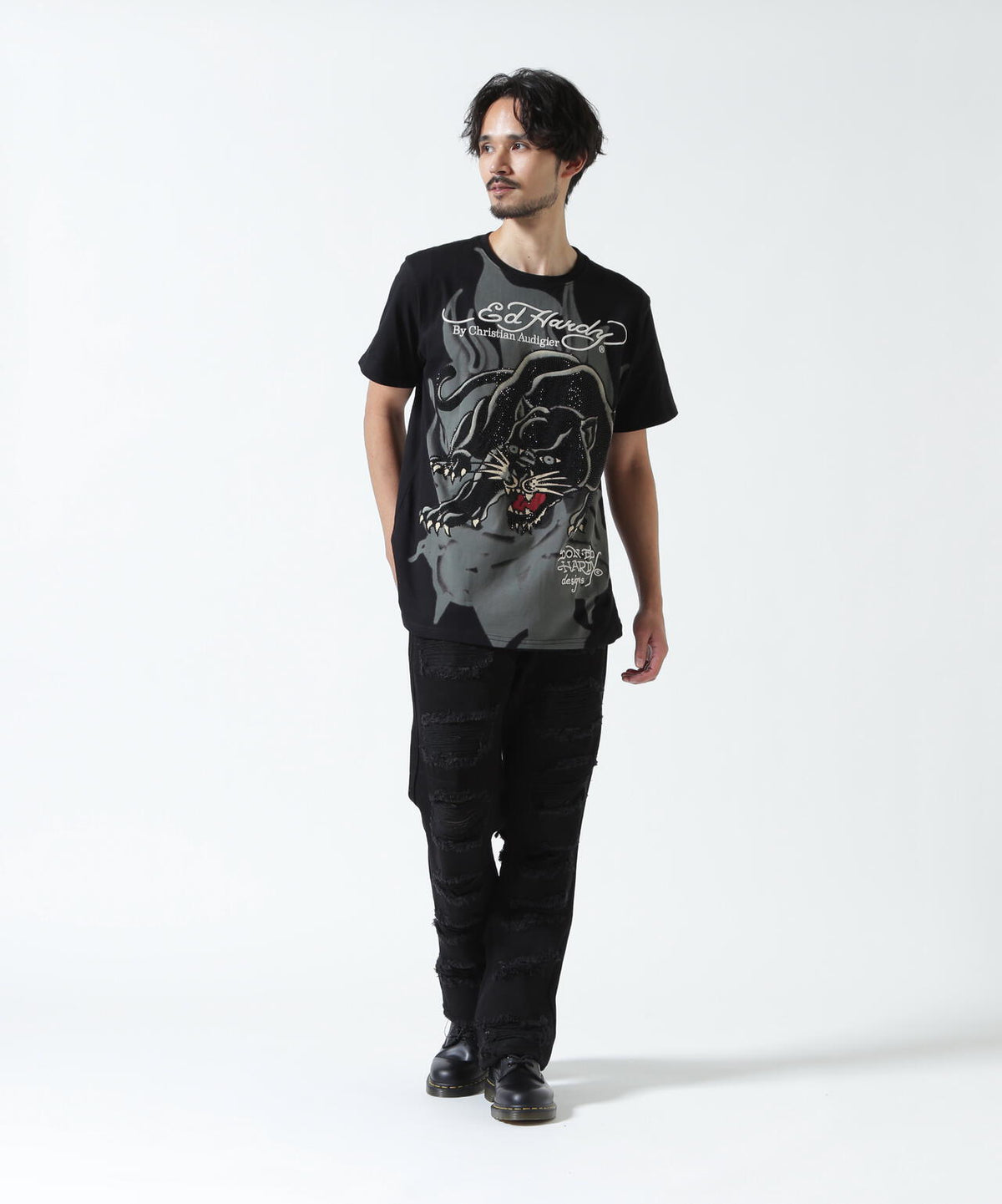 Ed Hardy/エド ハーディー/EBKST SS TEE_LEO