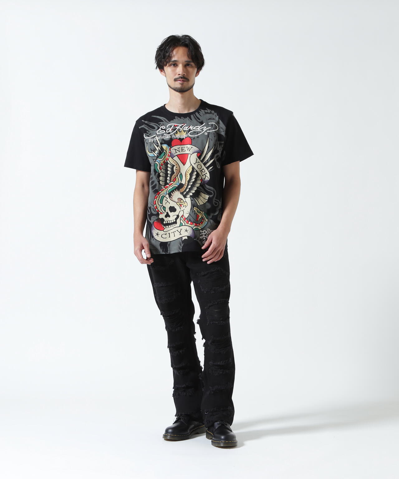 Ed Hardy/エド ハーディー/EDMG SS TEE_NYC