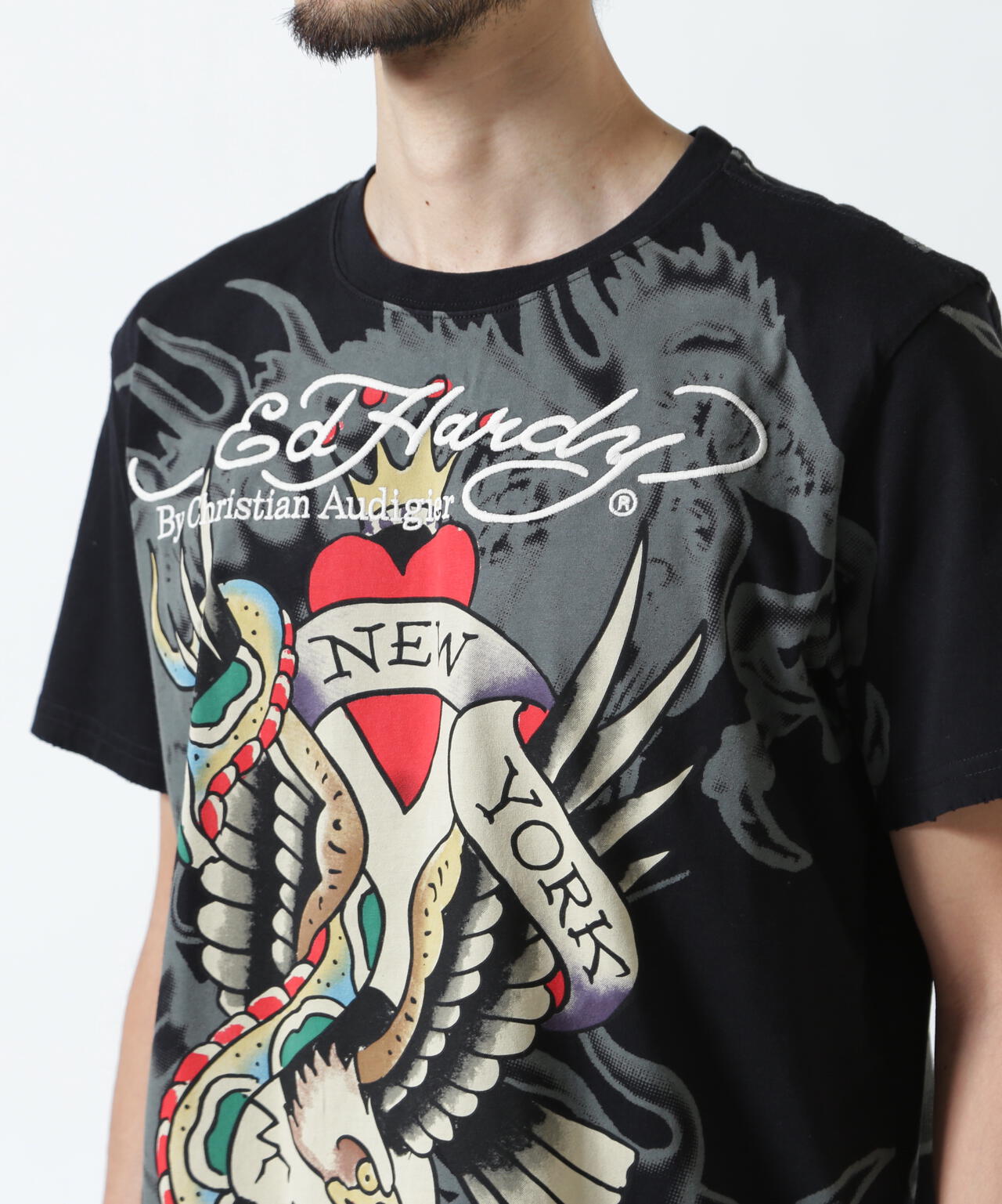 Ed Hardy/エド ハーディー/EDMG SS TEE_NYC