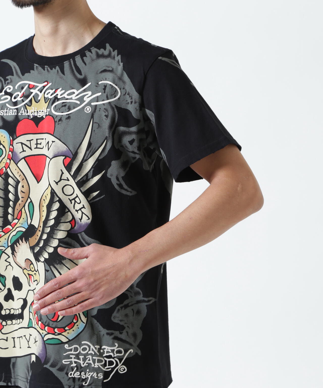 Ed Hardy/エド ハーディー/EDMG SS TEE_NYC