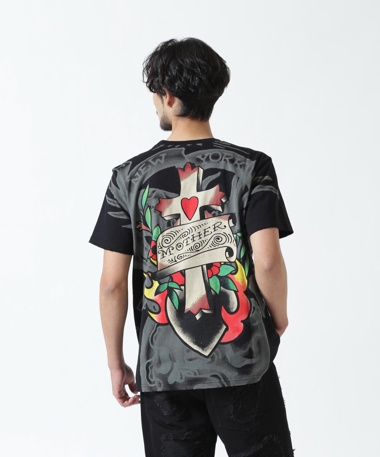 Ed Hardy/エド ハーディー/EDMG SS TEE_NYC