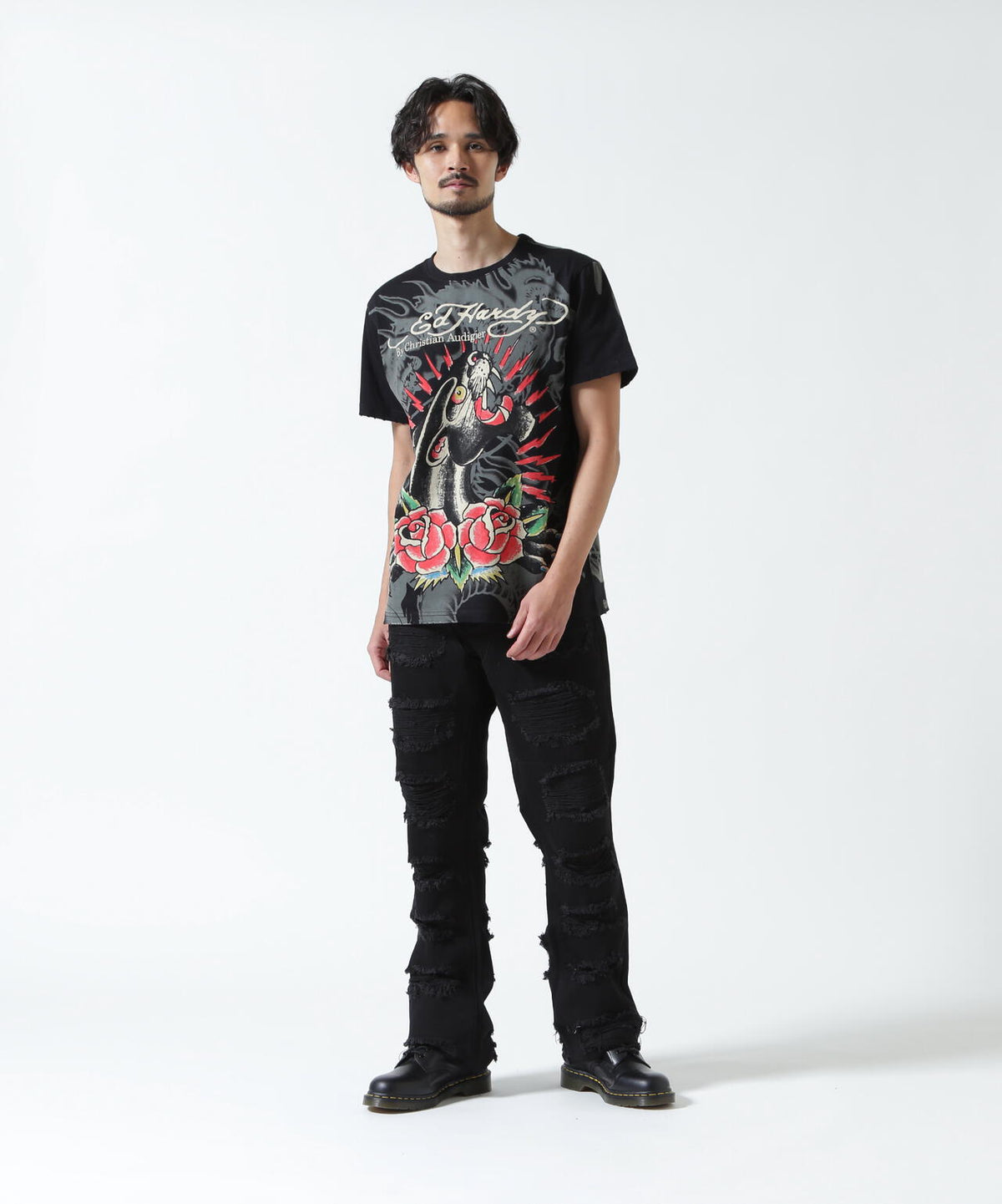Ed Hardy/エド ハーディー/EDMG SS TEE_LEO