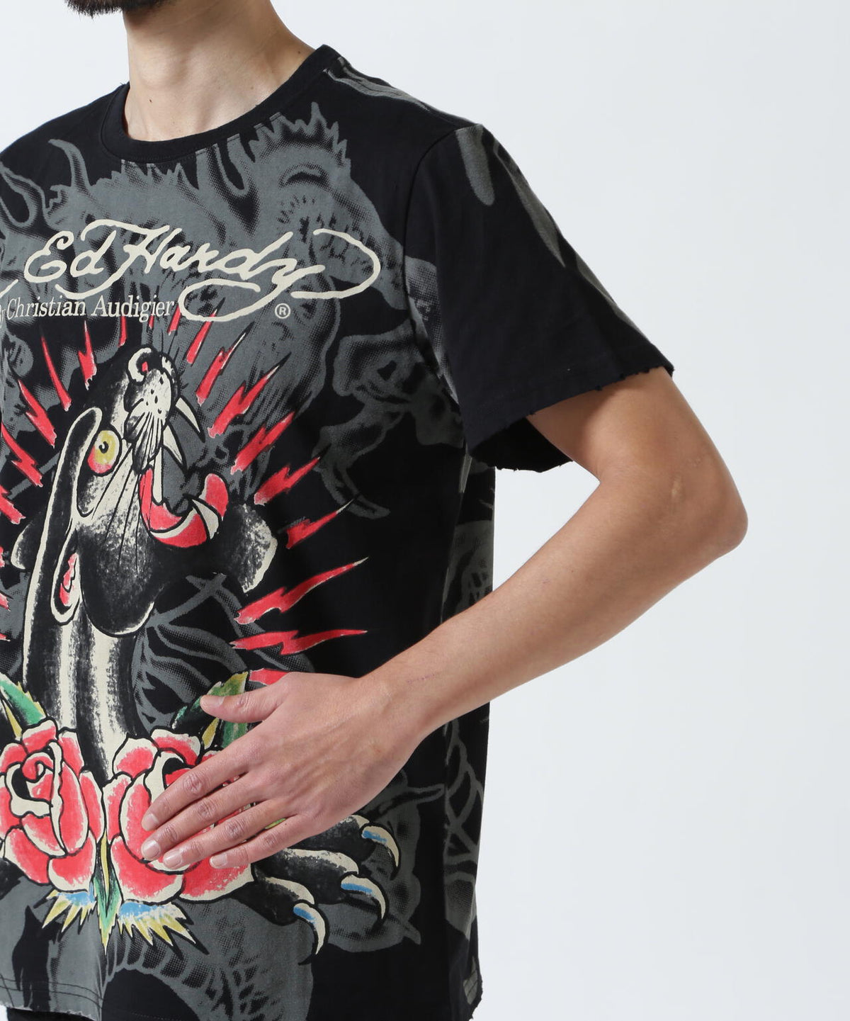 Ed Hardy/エド ハーディー/EDMG SS TEE_LEO