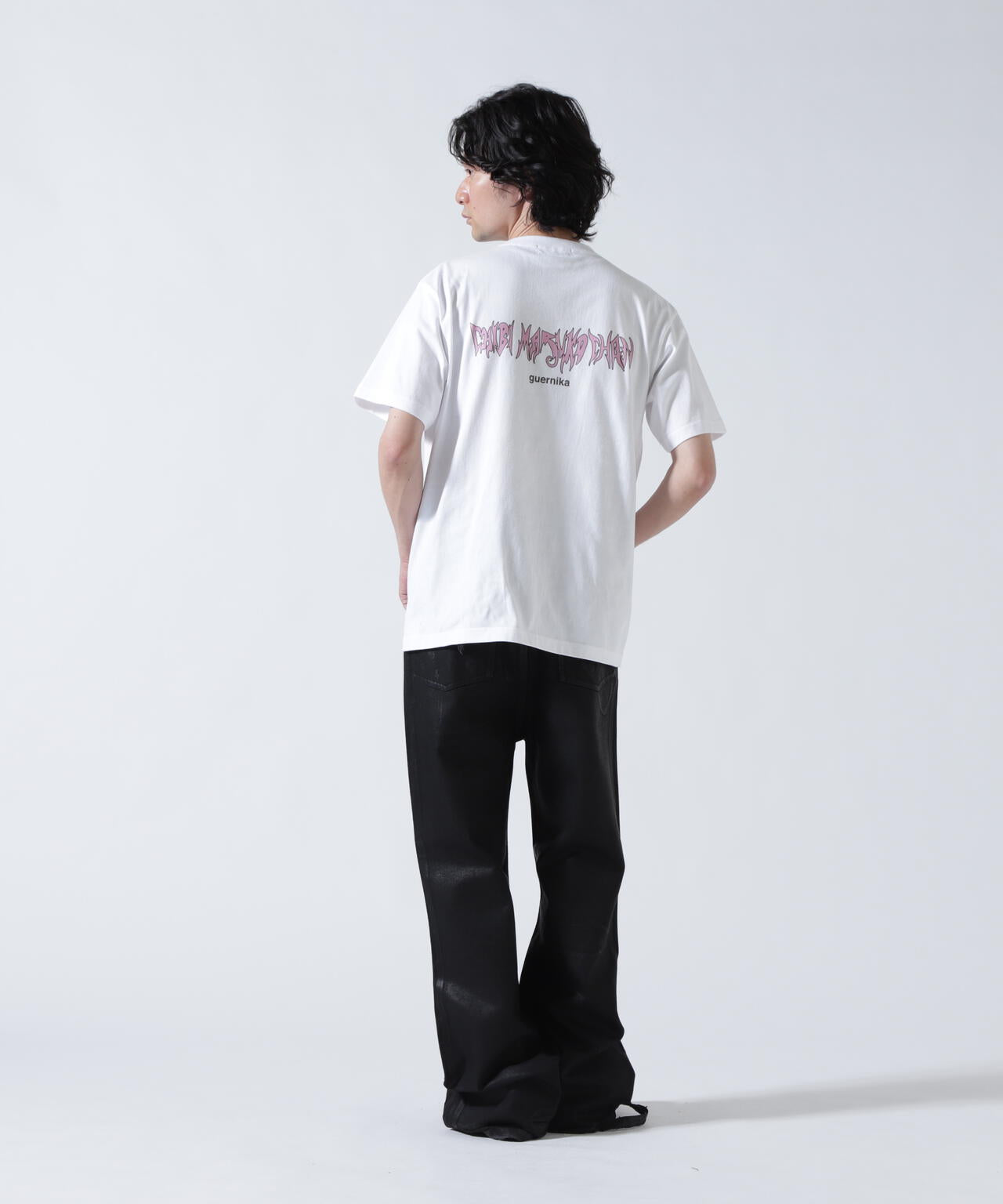 guernika×ちびまる子ちゃん/Drooping Maruko Paint Tshirt
