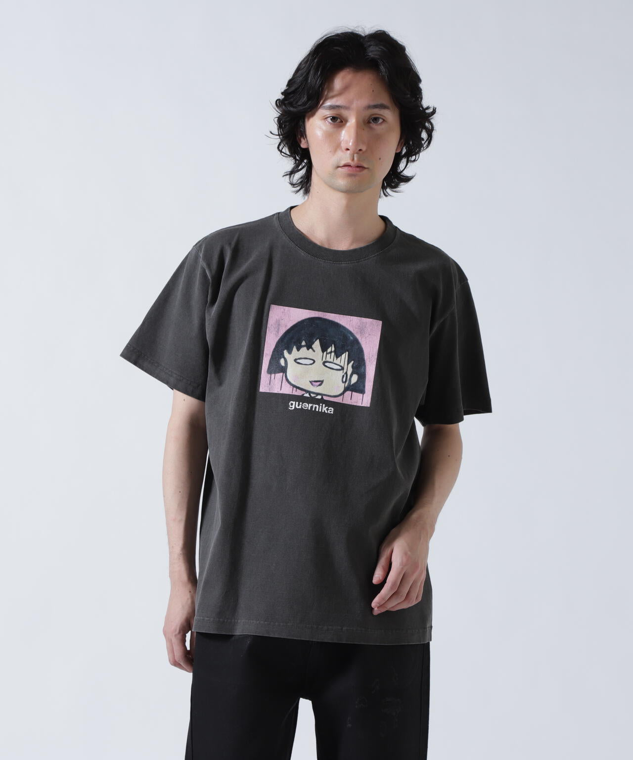 guernika×ちびまる子ちゃん/Drooping Maruko Vintage style Tshirt