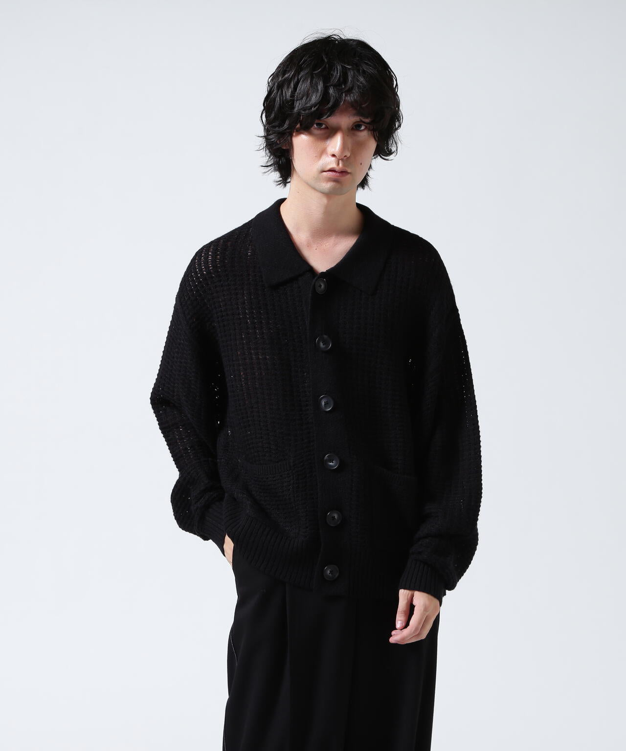 GEN_DAI/ゲンダイ/MESH KNIT POLO