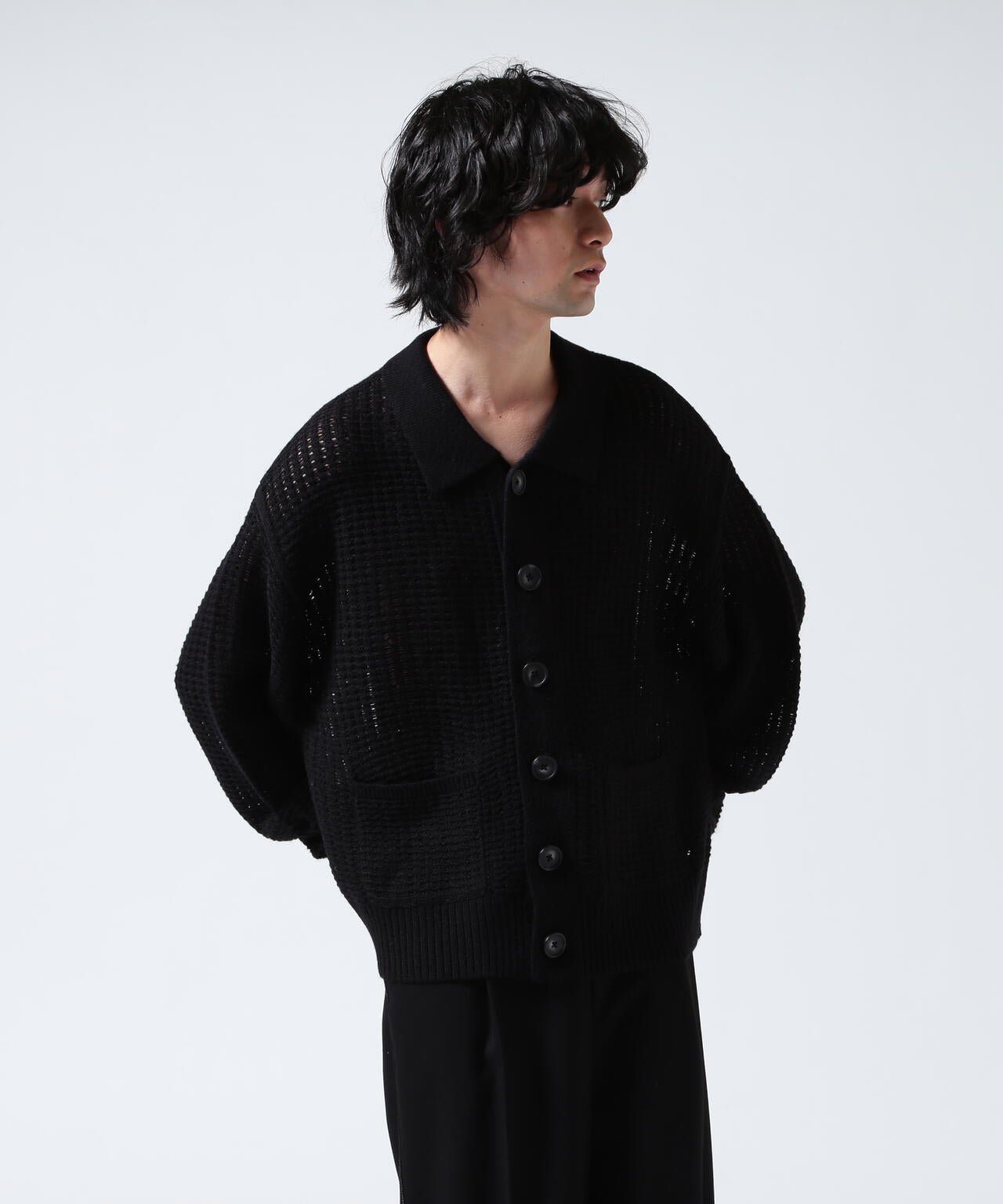 GEN_DAI/ゲンダイ/MESH KNIT POLO