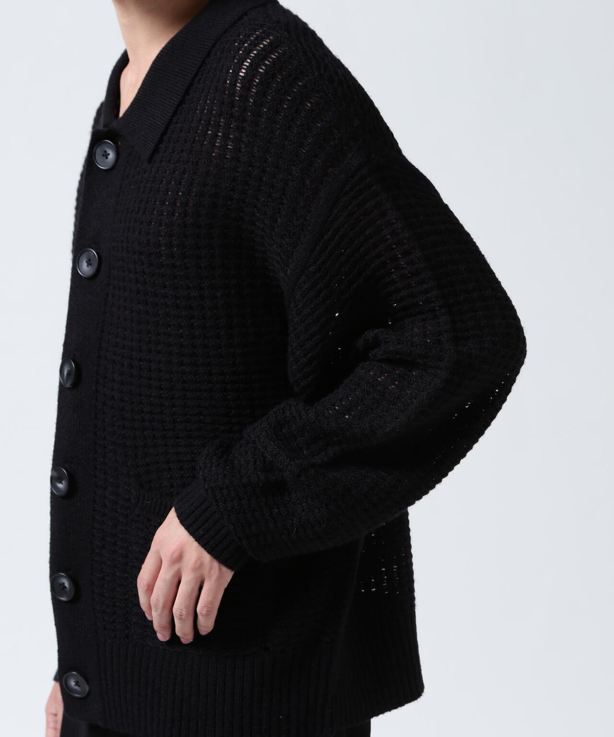 GEN_DAI/ゲンダイ/MESH KNIT POLO