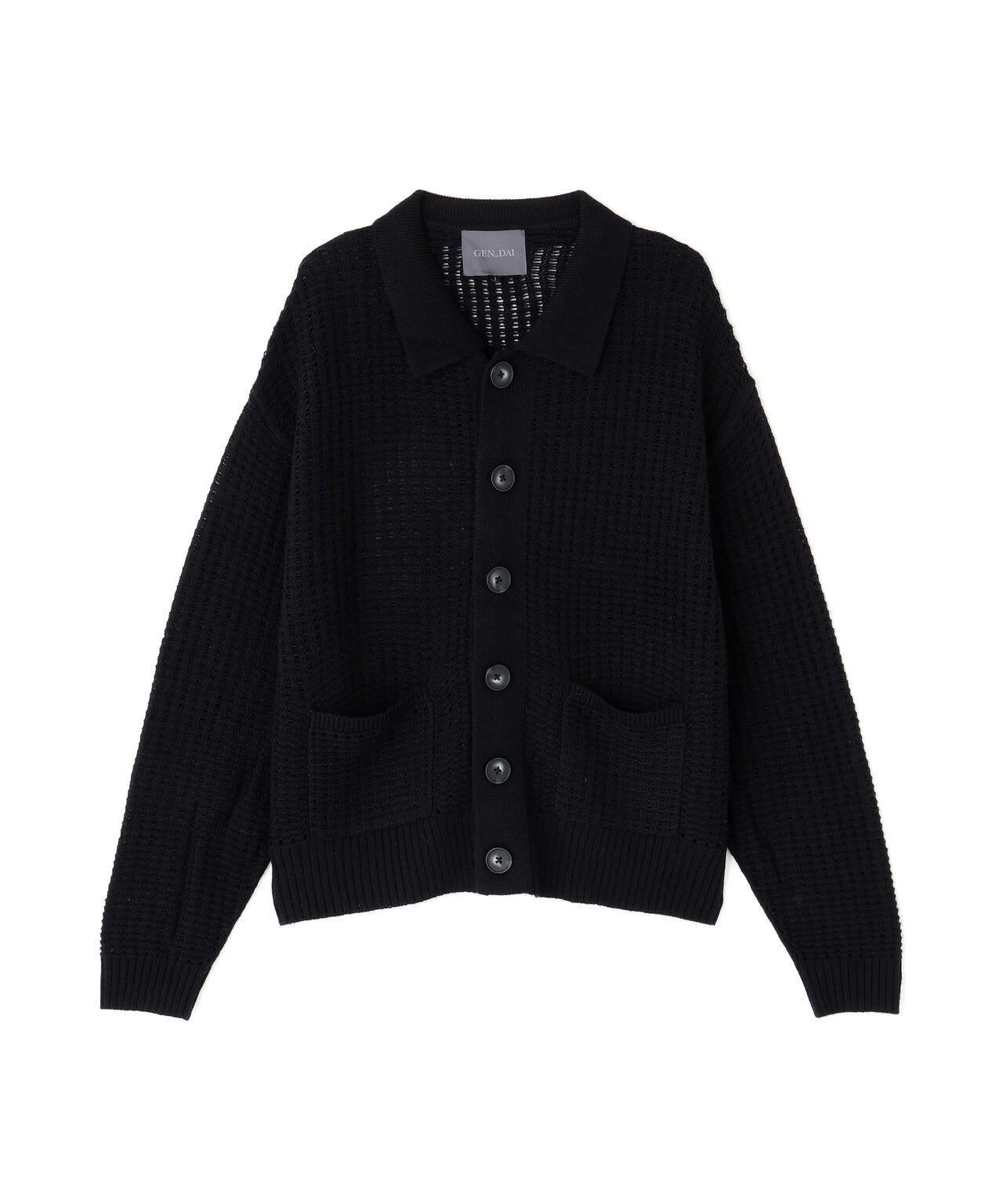 GEN_DAI/ゲンダイ/MESH KNIT POLO