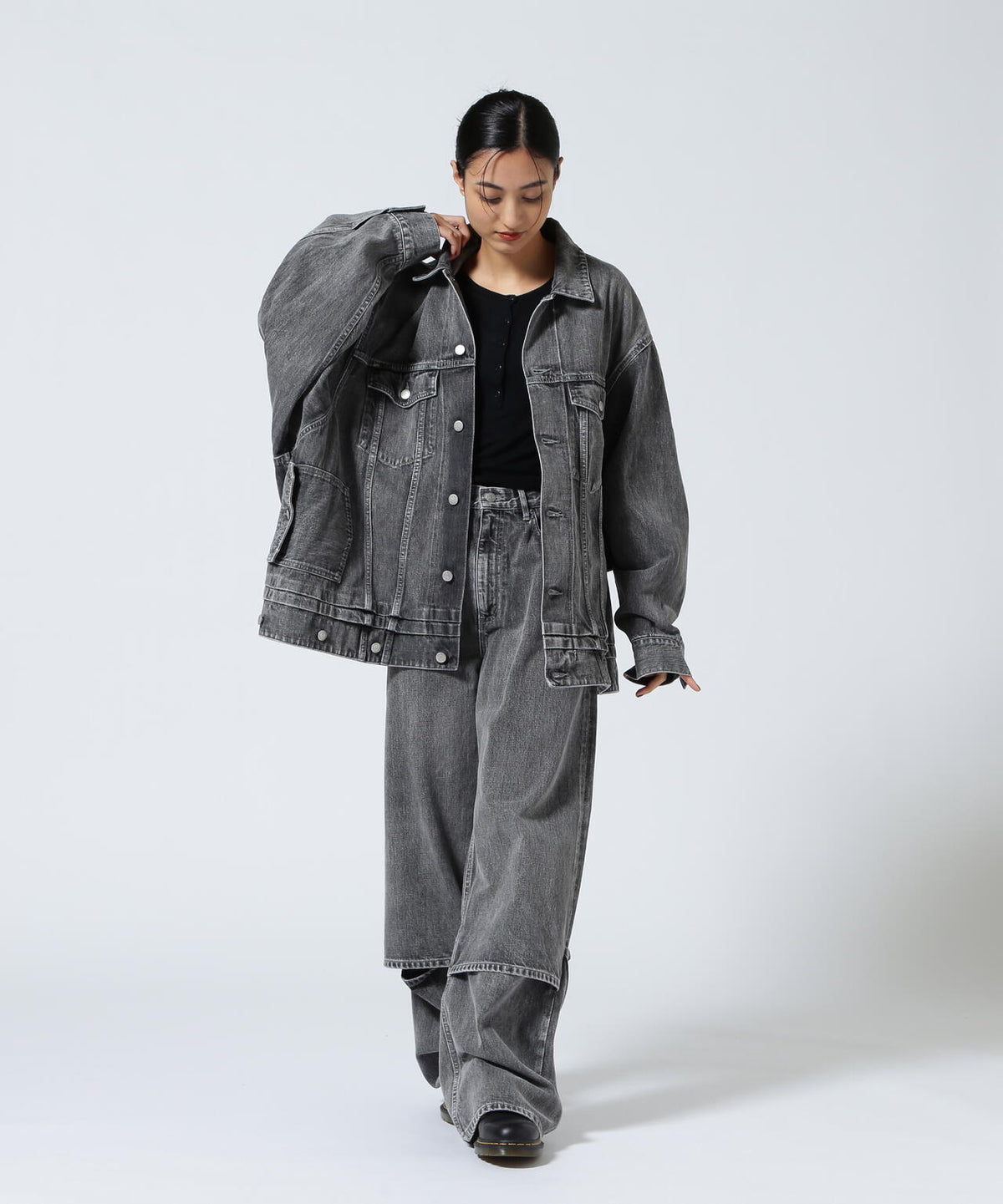 beautiful people/ビューティフルピープル/double-end selvedge denim blouson