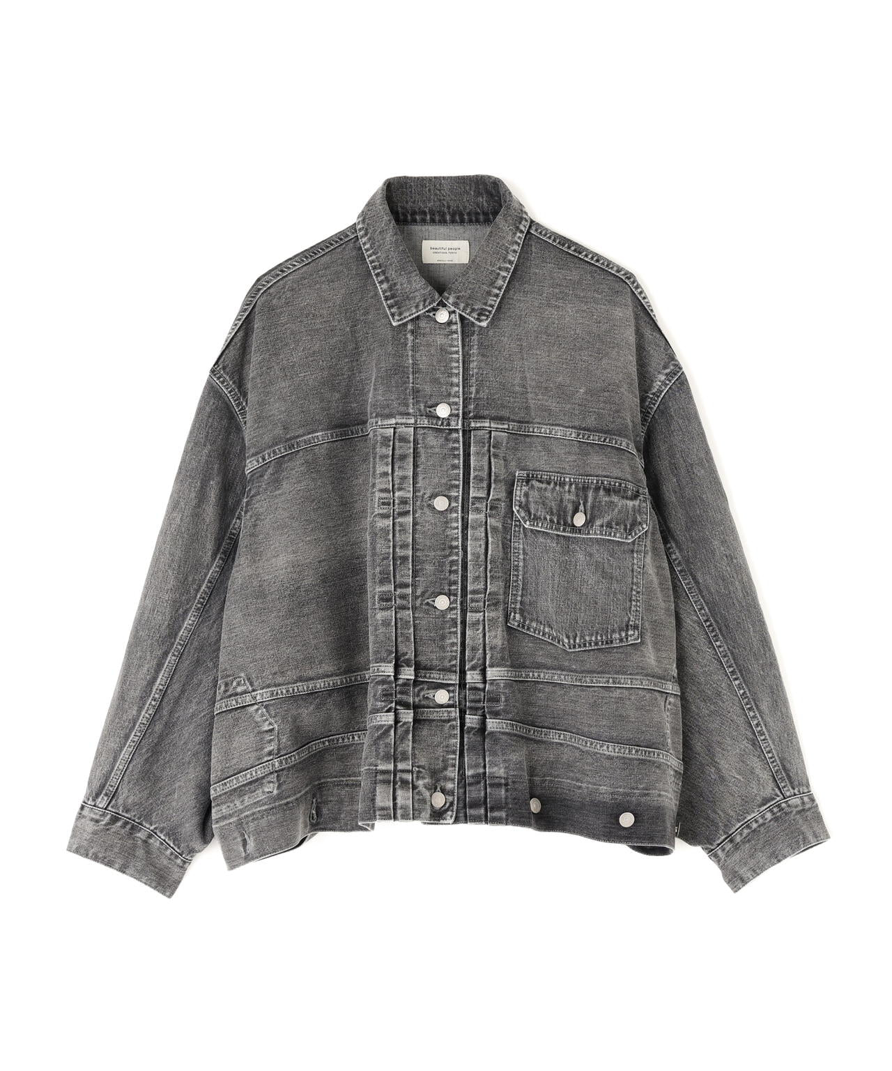 beautiful people/ビューティフルピープル/double-end selvedge denim blouson