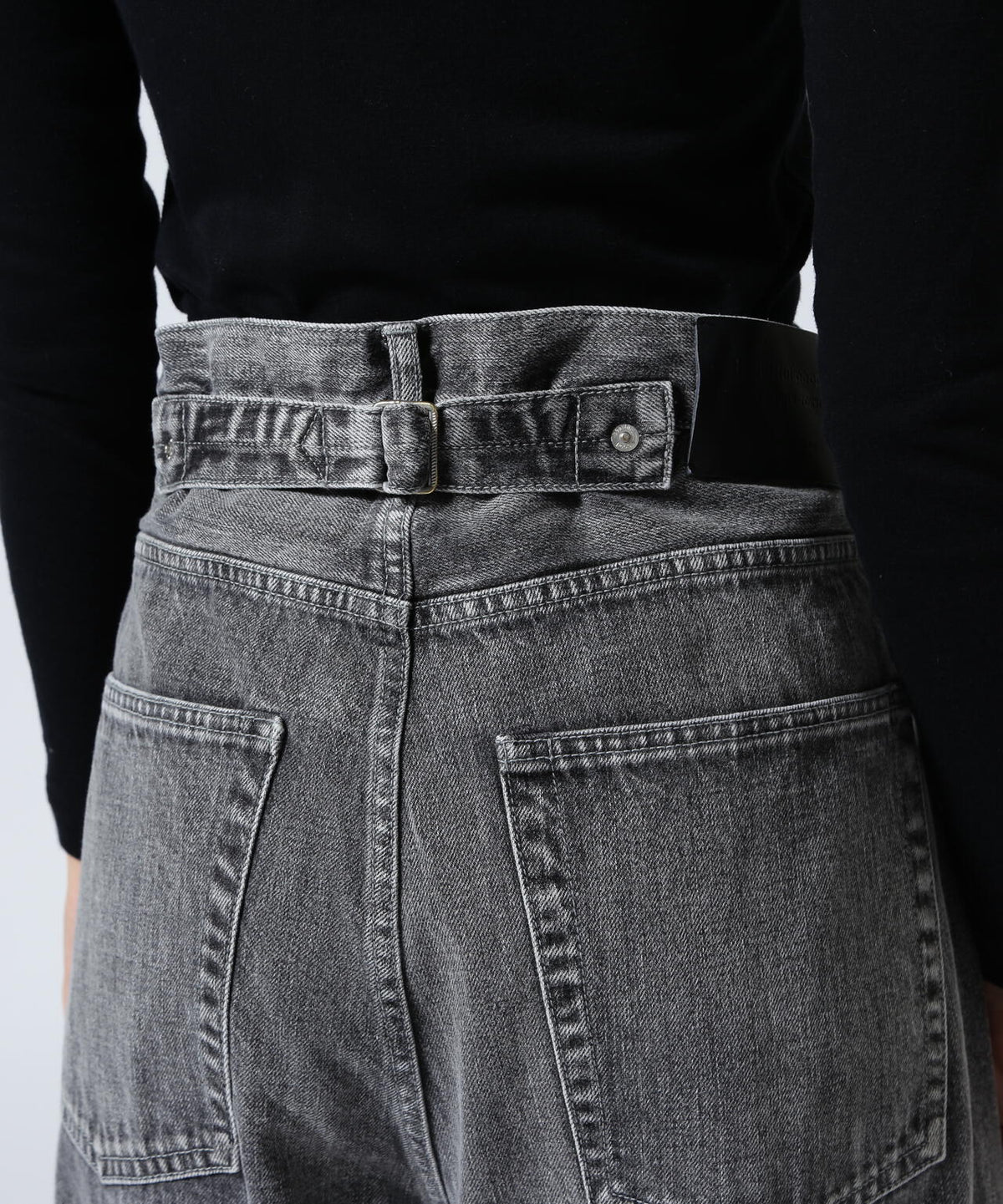 beautiful peopl/ビューティフルピープル/selvedge denim flip hem pants