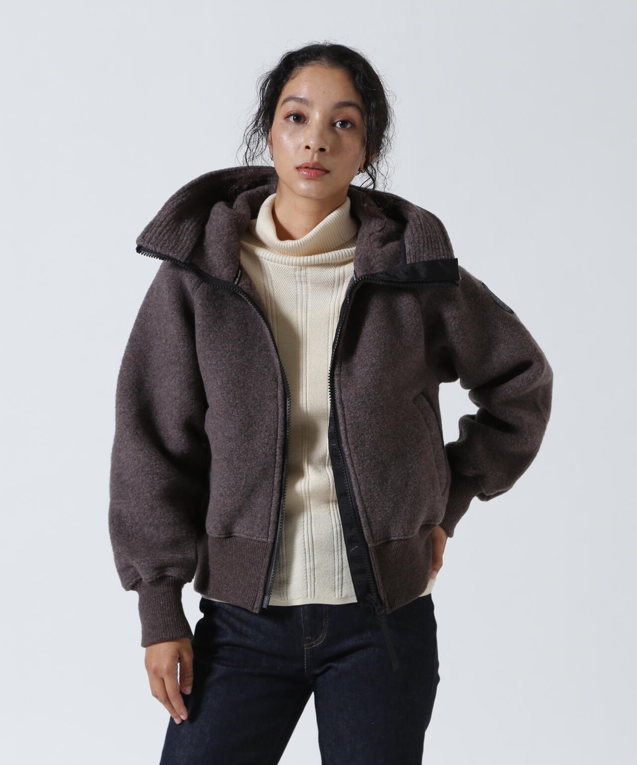CANADA GOOSE/カナダグース/Chilliwack Fleece Bomber Black Label/7102WB