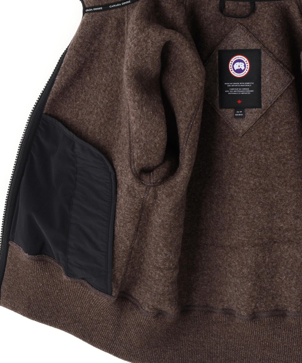 CANADA GOOSE/カナダグース/Chilliwack Fleece Bomber Black Label/7102WB
