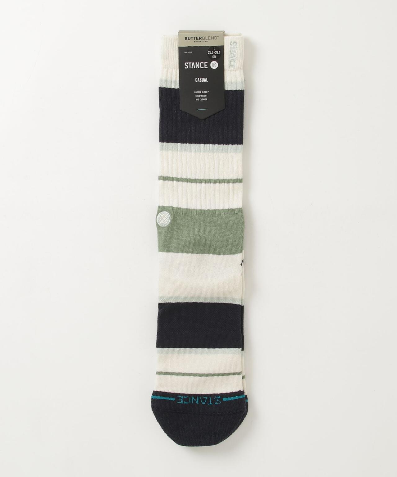 STANCE/スタンス/STRIPED DELIGHT CREW