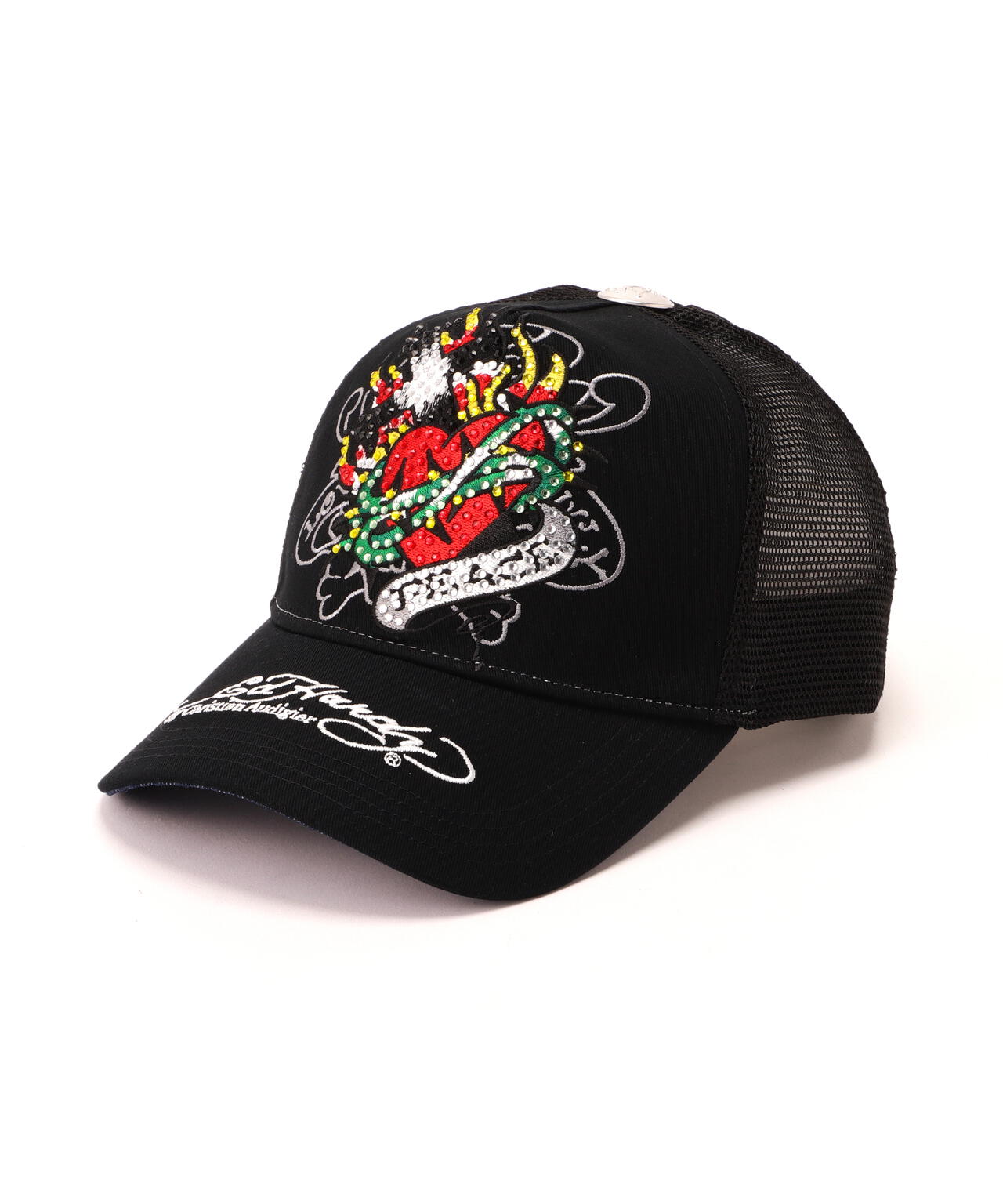 Ed Hardy/エド ハーディー/ED HARDY HEART R-STONE CAP | ROYAL