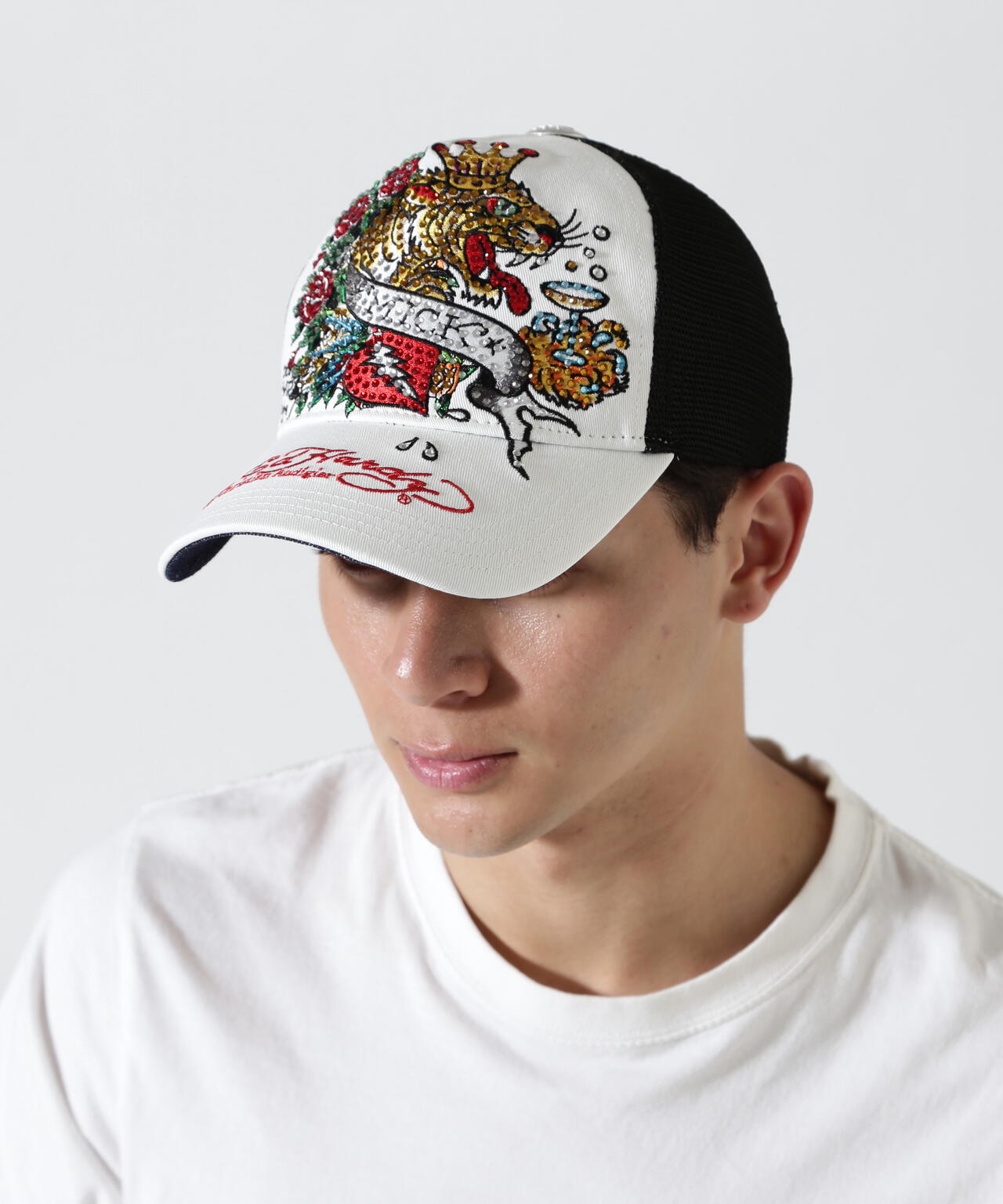 Ed Hardy/エド ハーディー/ED HARDY CROWN R-STONE CAP