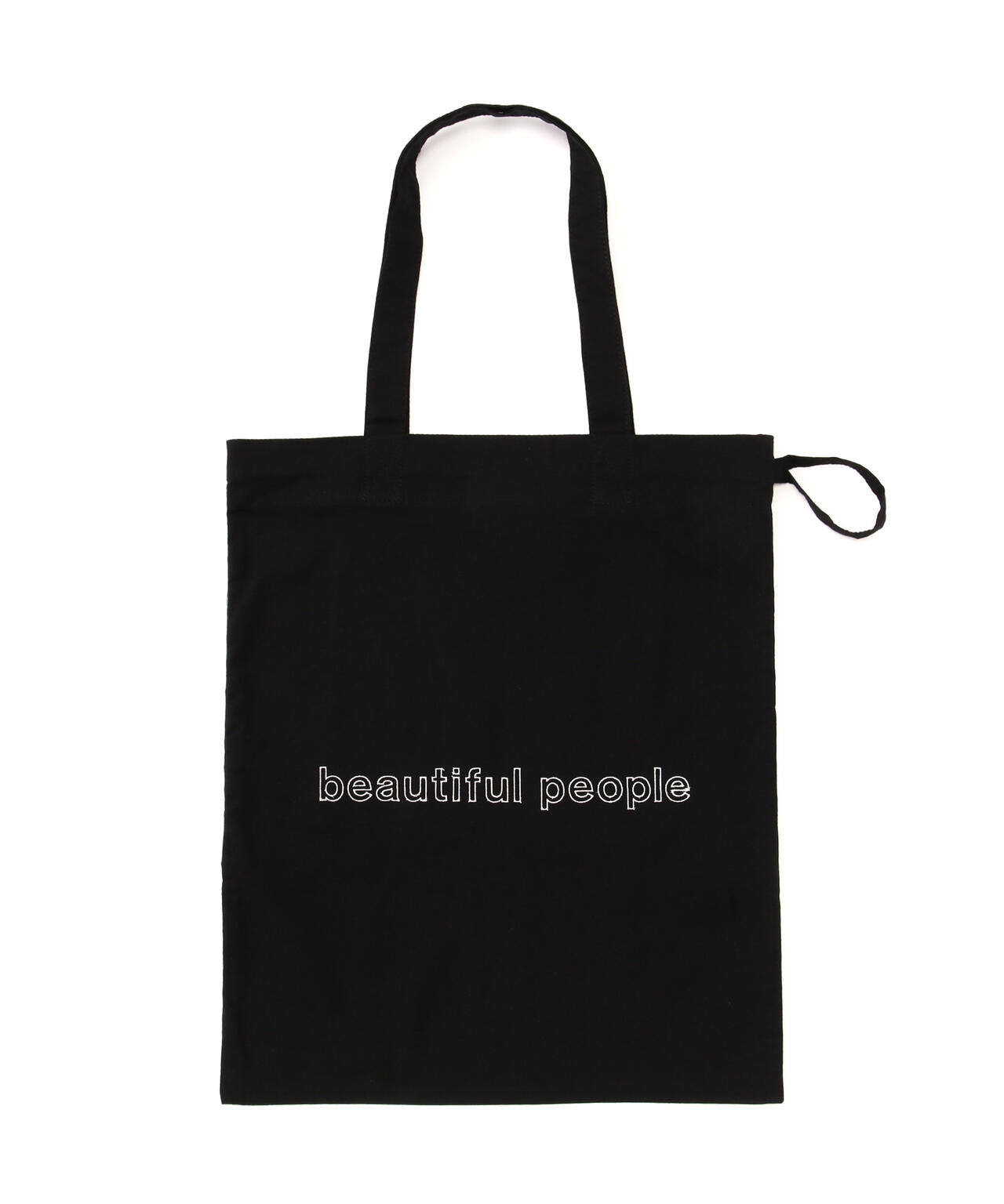 beautiful people/ビューティフルピープル/contour logo gathering tote bag