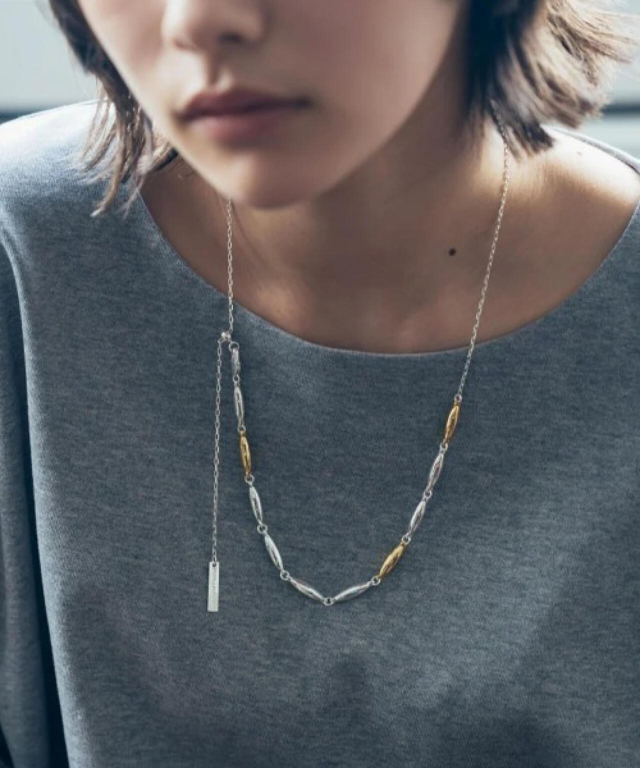 Nothing And Others/ナッシングアンドアザーズ/Plump Motif Adjustable Necklace
