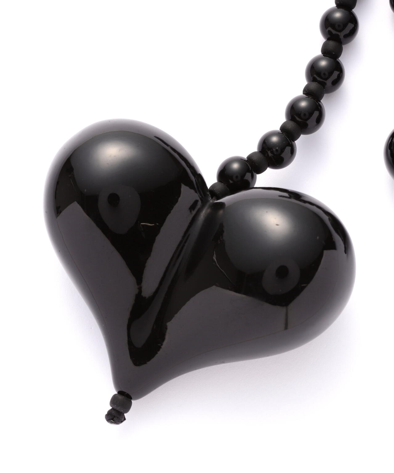 String Ting/Big Love Obsidian Shorty Bag Charm