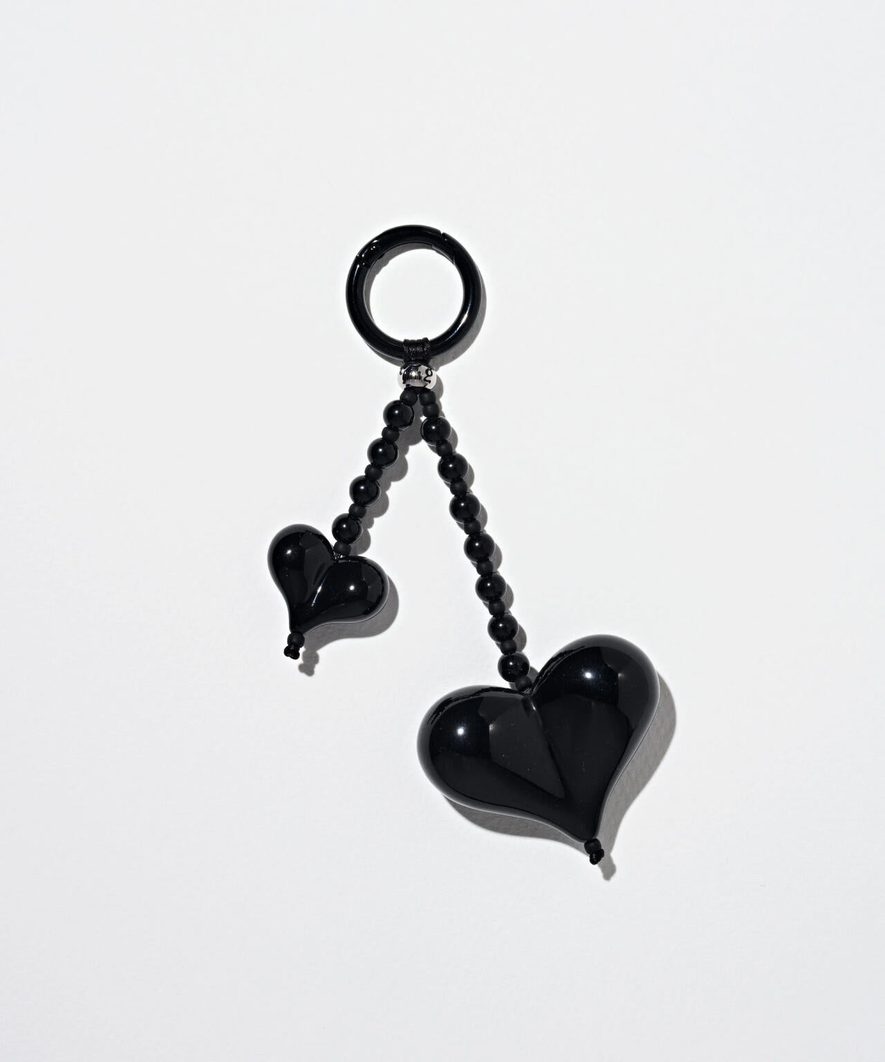 String Ting/Big Love Obsidian Shorty Bag Charm