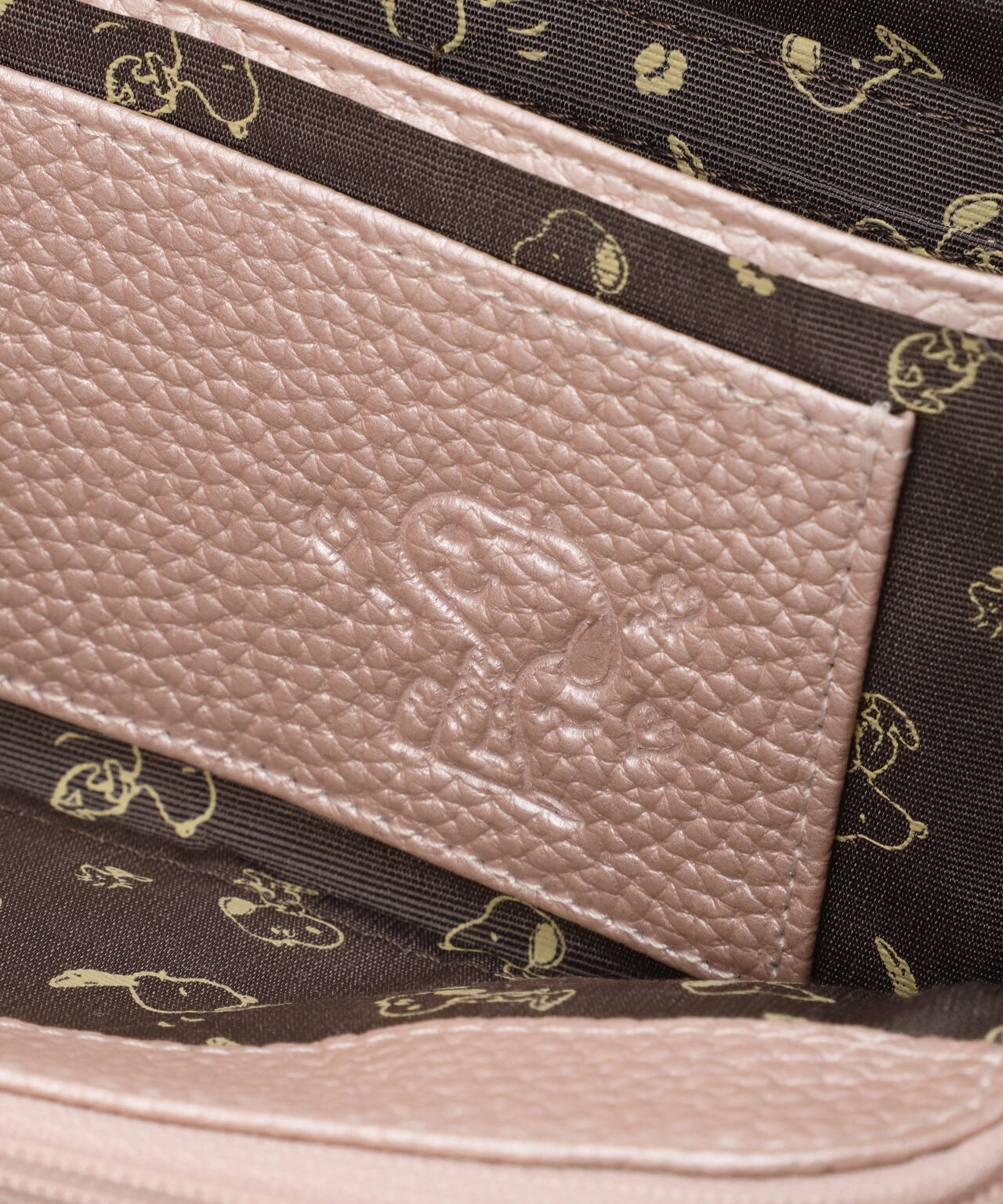 SNOOPY LEATHER COLLECTION/スヌーピーレザーコレクション/かるふわシリーズ束入れ