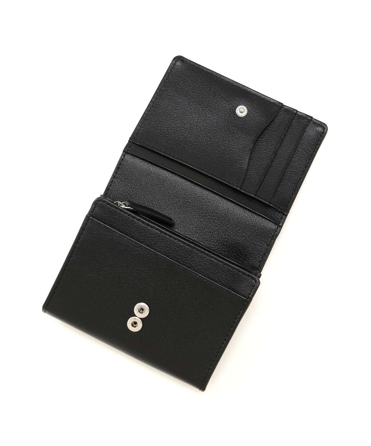 SNOOPY LEATHER COLLECTION/スヌーピーレザーコレクション/ステッチシリーズ 2ルーム二つ折