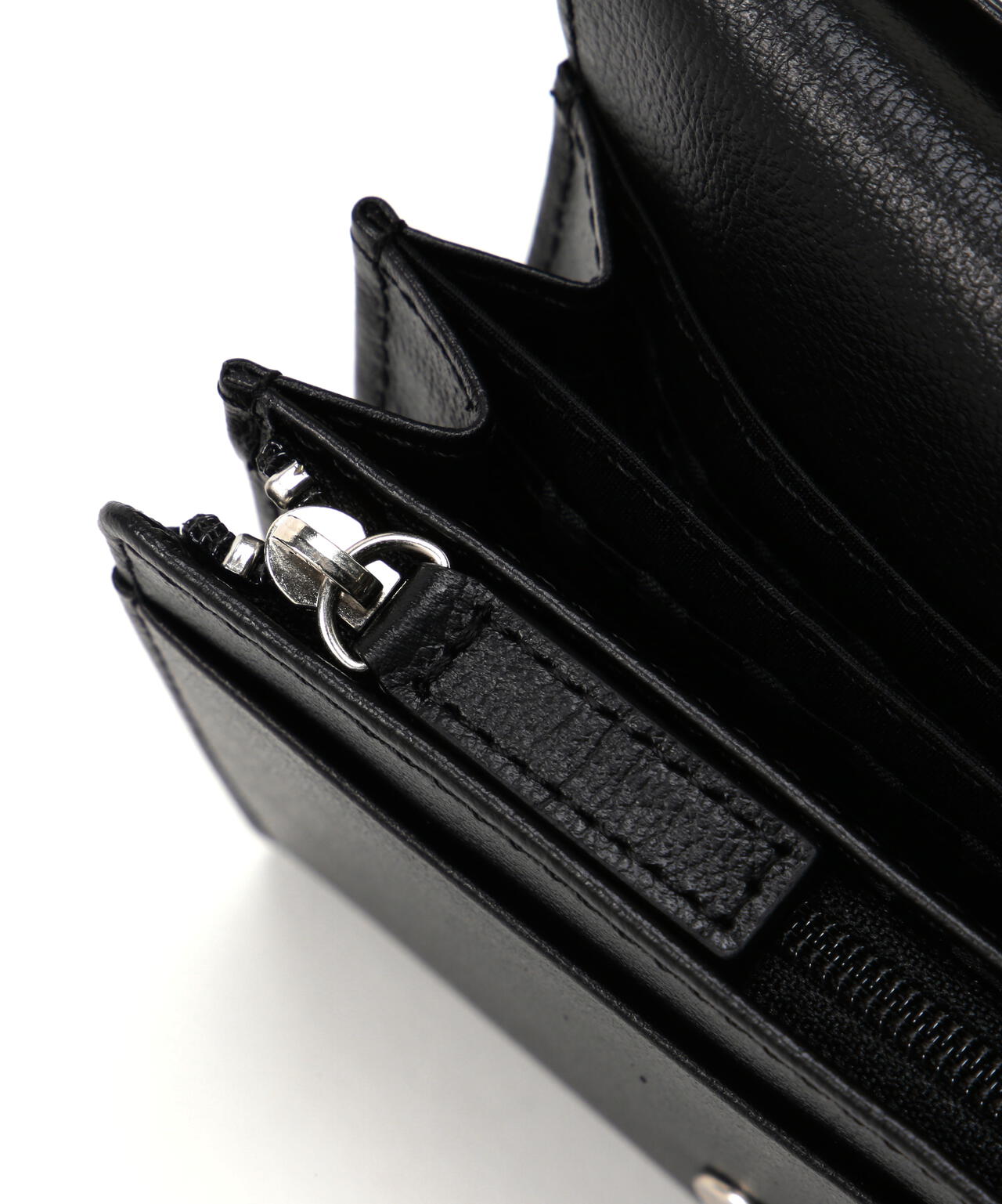 SNOOPY LEATHER COLLECTION/スヌーピーレザーコレクション/ステッチシリーズ 2ルーム二つ折