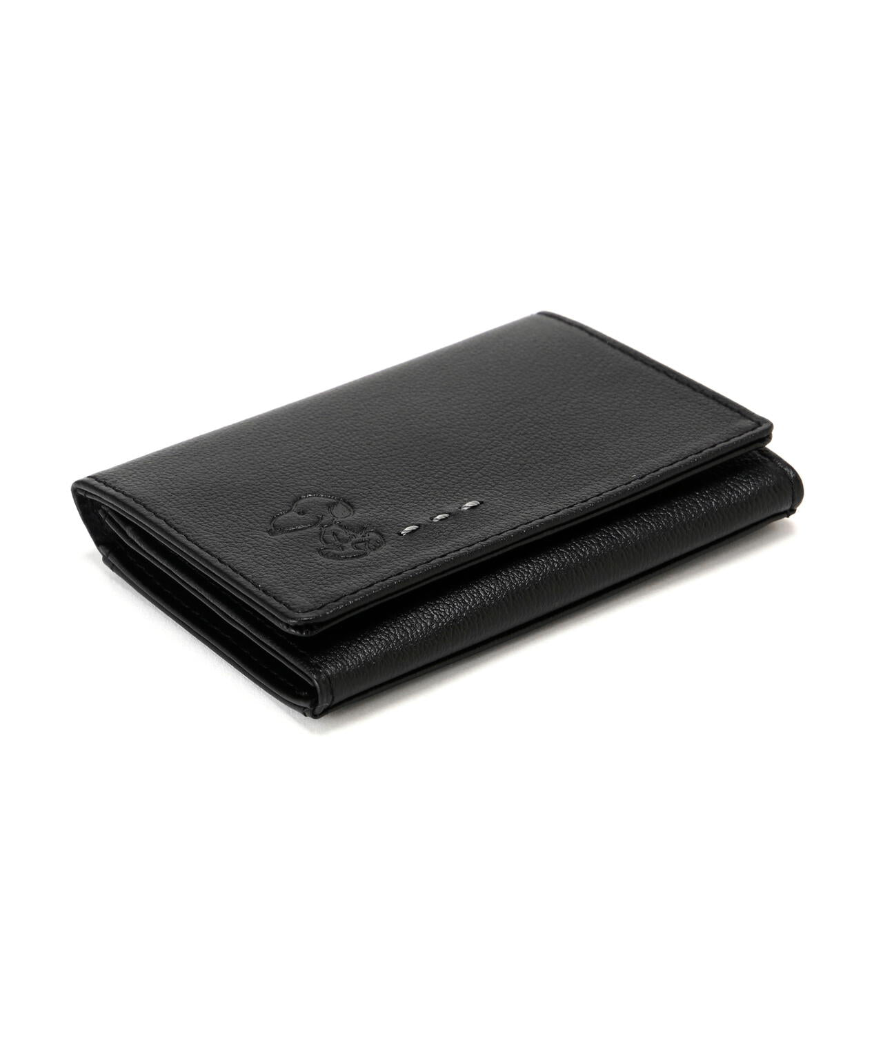 SNOOPY LEATHER COLLECTION/スヌーピーレザーコレクション/ステッチシリーズ F付パスケース