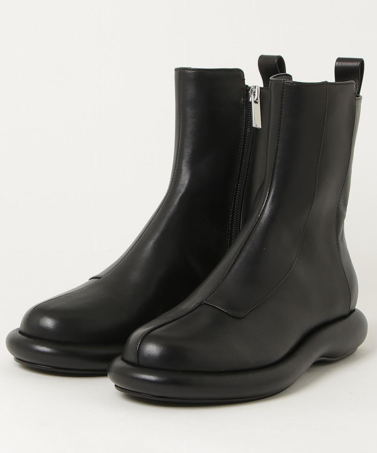 UN3D./アンスリード/ROUND LOW HEEL BOOTS/ラウンドロウヒールブーツ