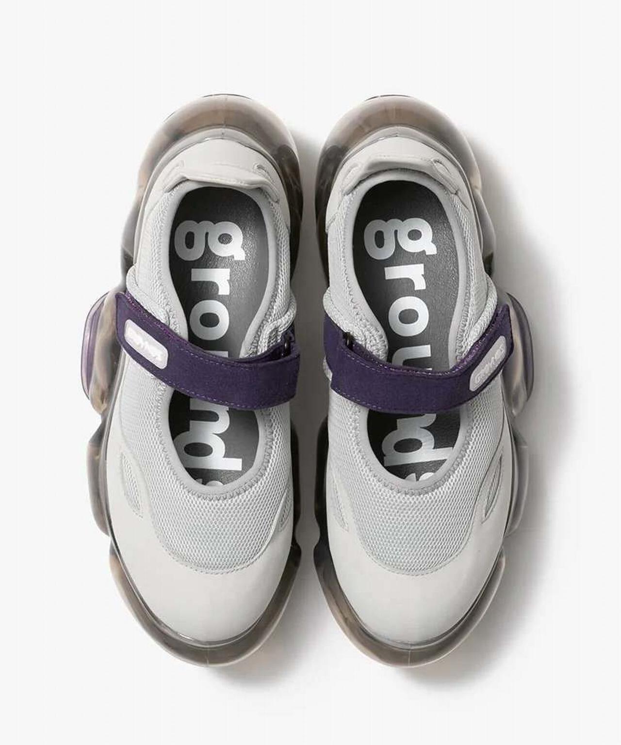grounds/グラウンズ/MOOPIE MARY JANE/GRAY PURPLE