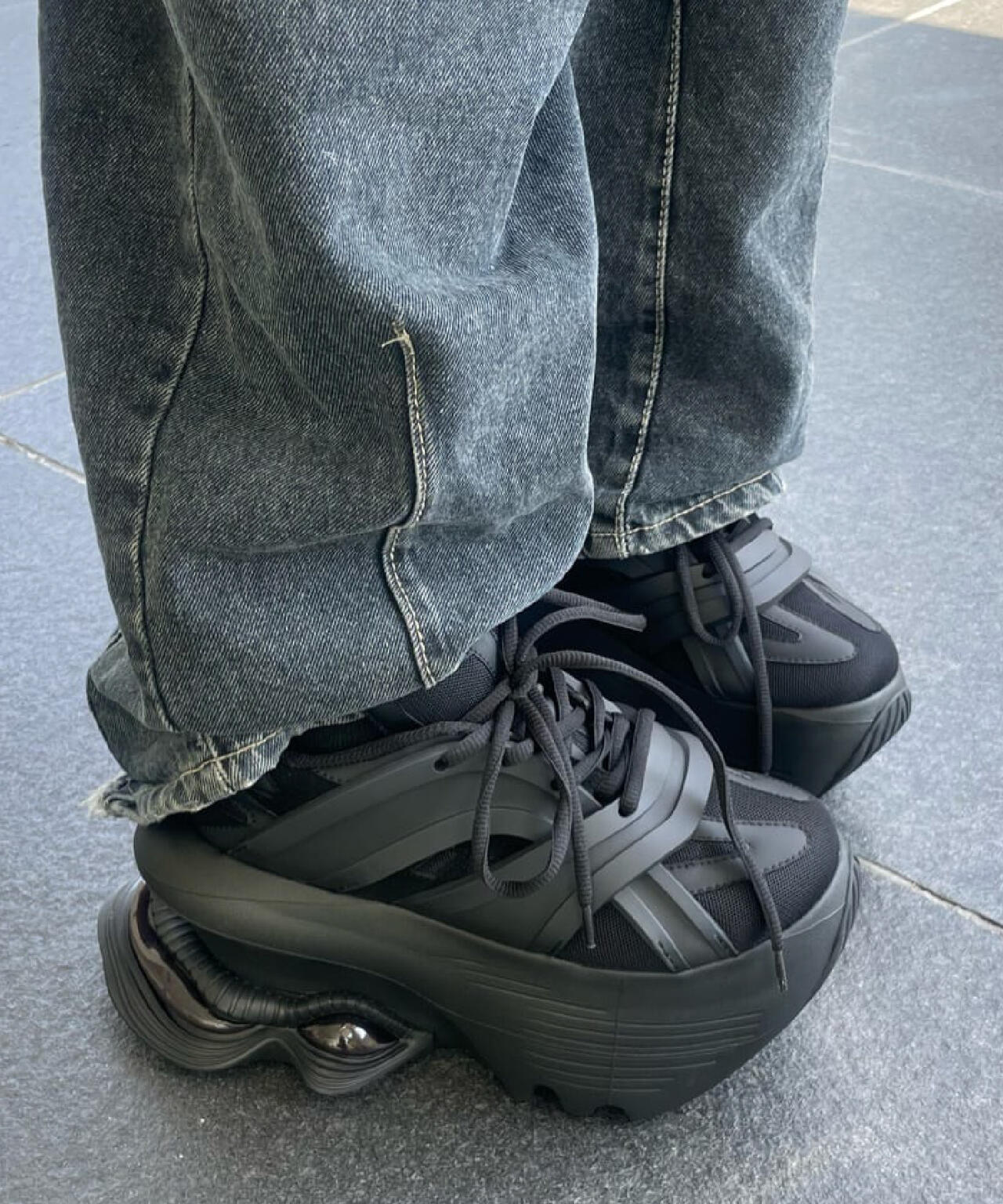 grounds/グラウンズ/JOG VISION FLUX CROSS BLACK