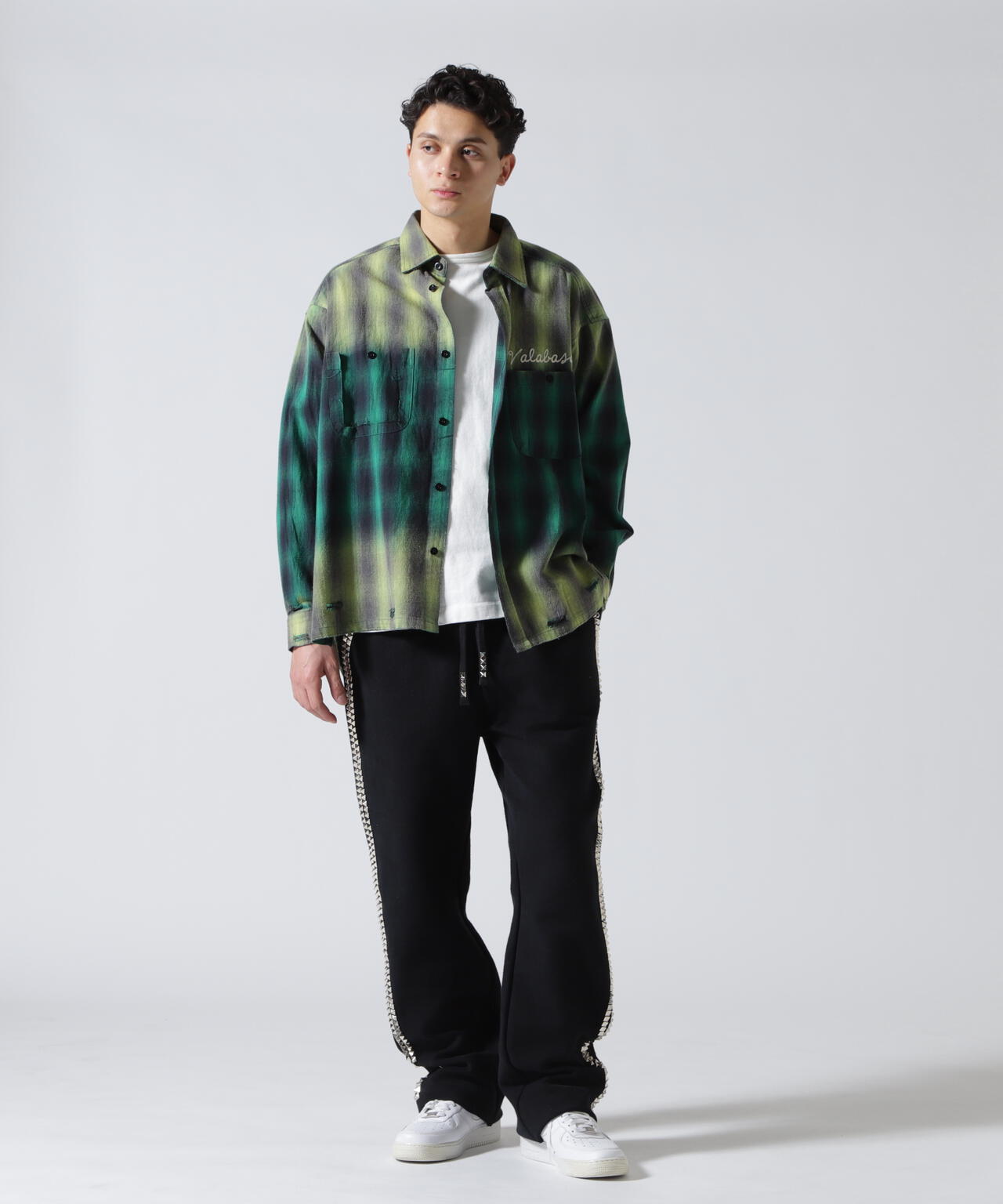 Valabasas /バラバサス/STUDS SWEAT PANTS