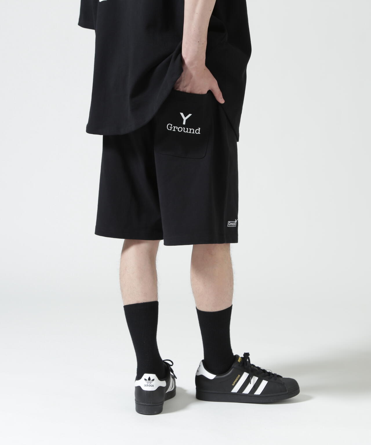 Ground Y×NEW ERA/BOX LOGO SHORT PANTS