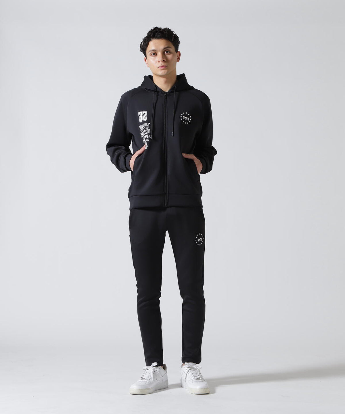 SY32 by SWEET YEARS/エスワイサーティトゥ バイ スィートイヤーズ/DOUBLE KNIT GOTHIC LOGO PA