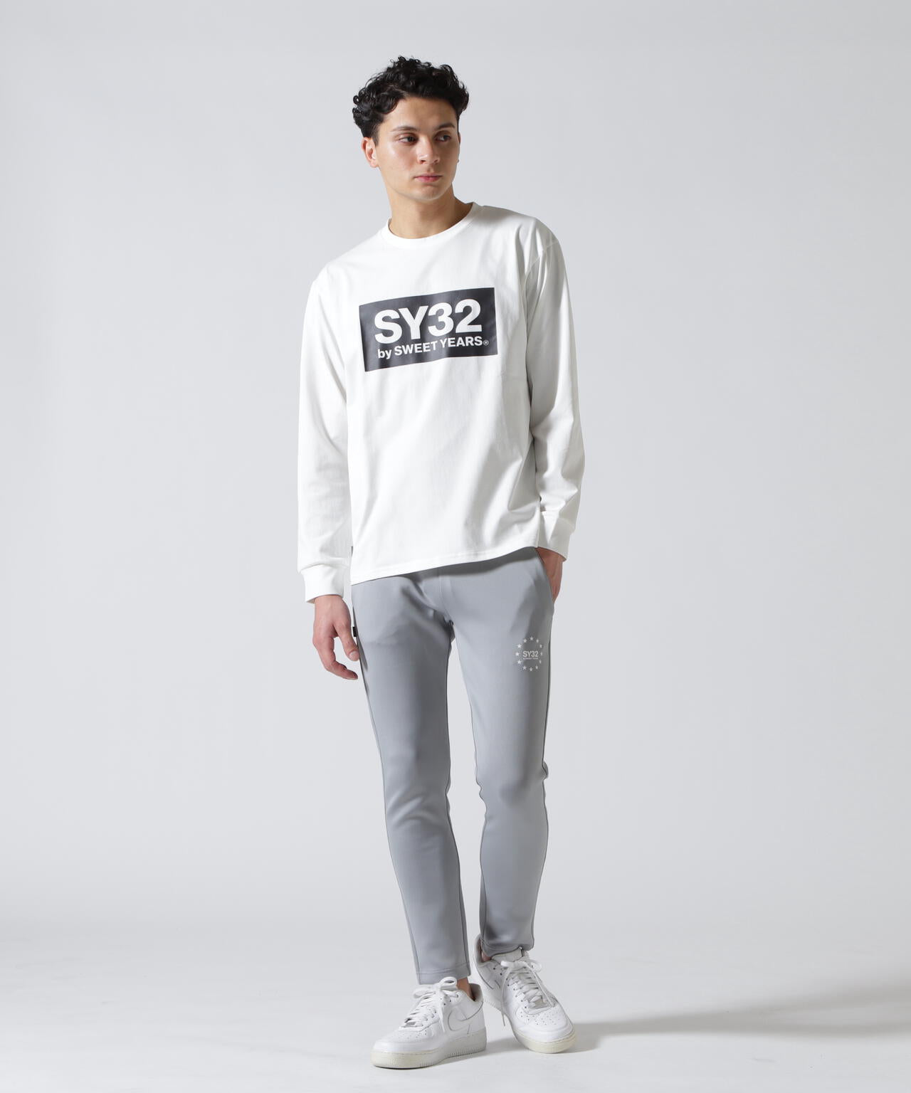 SY32 by SWEET YEARS/エスワイサーティトゥ バイ スィートイヤーズ/DOUBLE KNIT GOTHIC LOGO PA